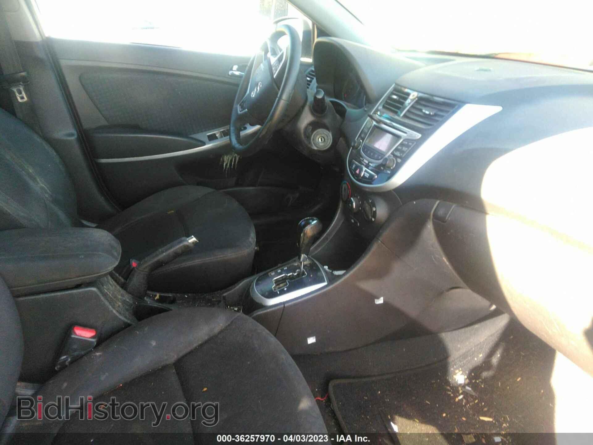 2012 HYUNDAI ACCENT - VIN: KMHCU5AE4CU041393 - Фото 5