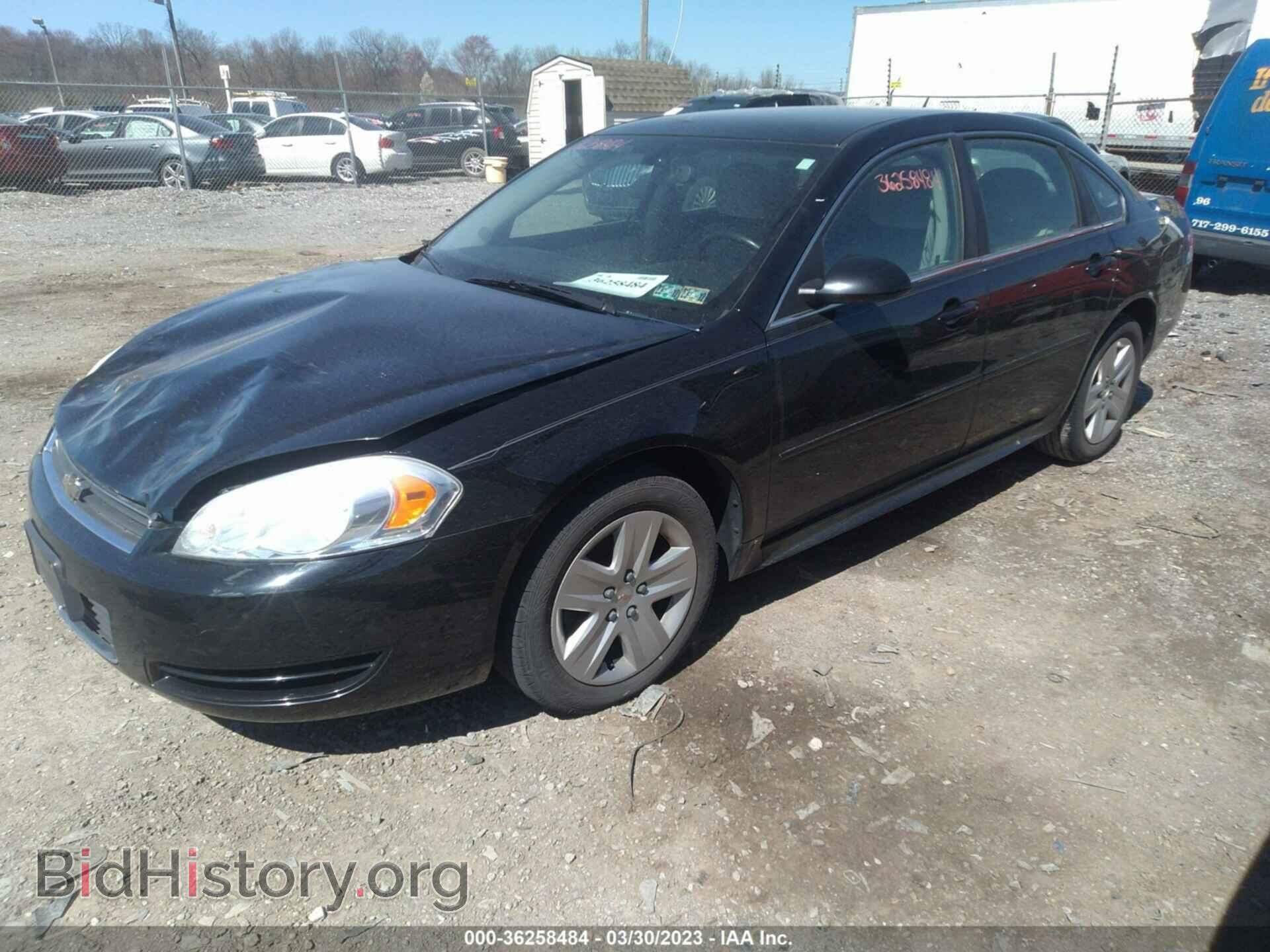 2011 CHEVROLET IMPALA - VIN: 2G1WA5EK0B1297513 - Фото 2