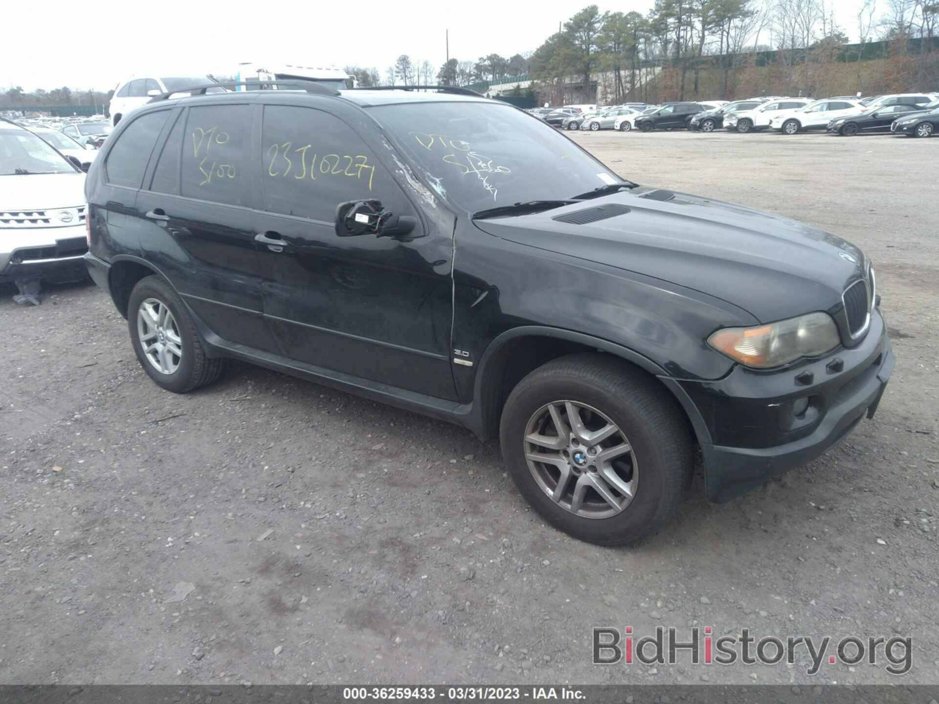 Photo 5UXFA13586LY38755 - BMW X5 2006