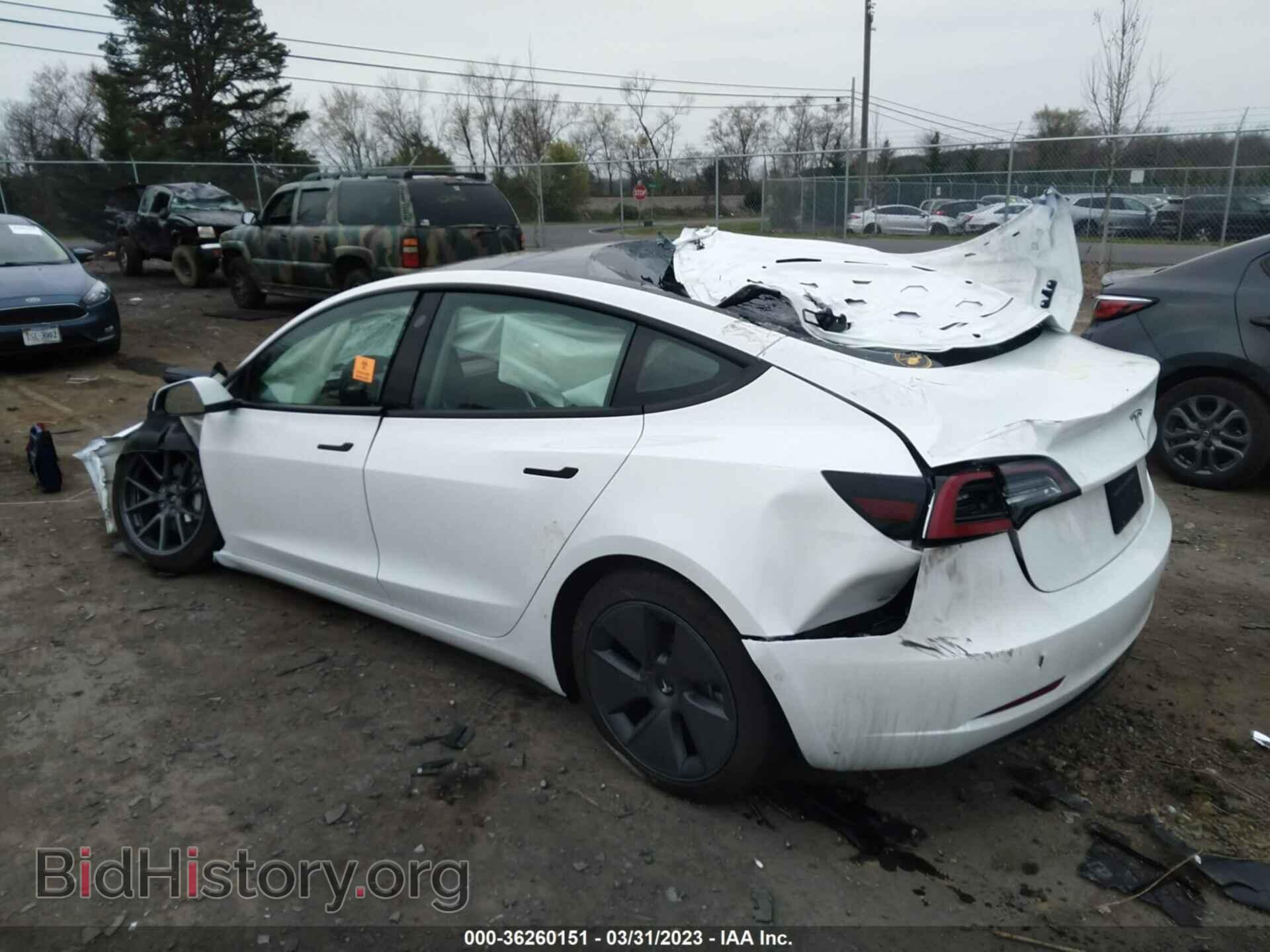 2022 TESLA MODEL 3 - VIN: 5YJ3E1EB2NF113469 - Фото 3