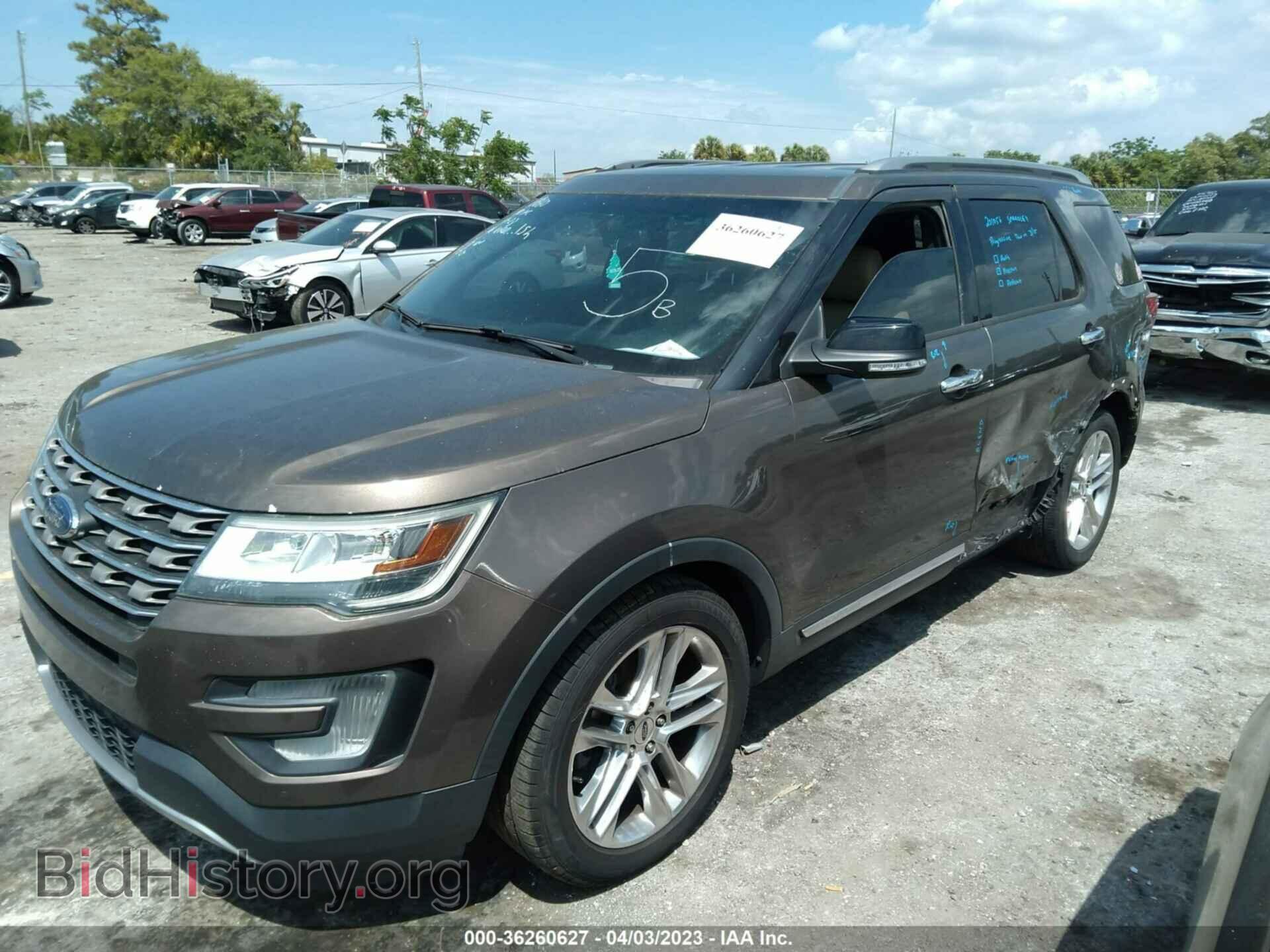 2016 FORD EXPLORER - VIN: 1FM5K7D88GGC11114 - Фото 2