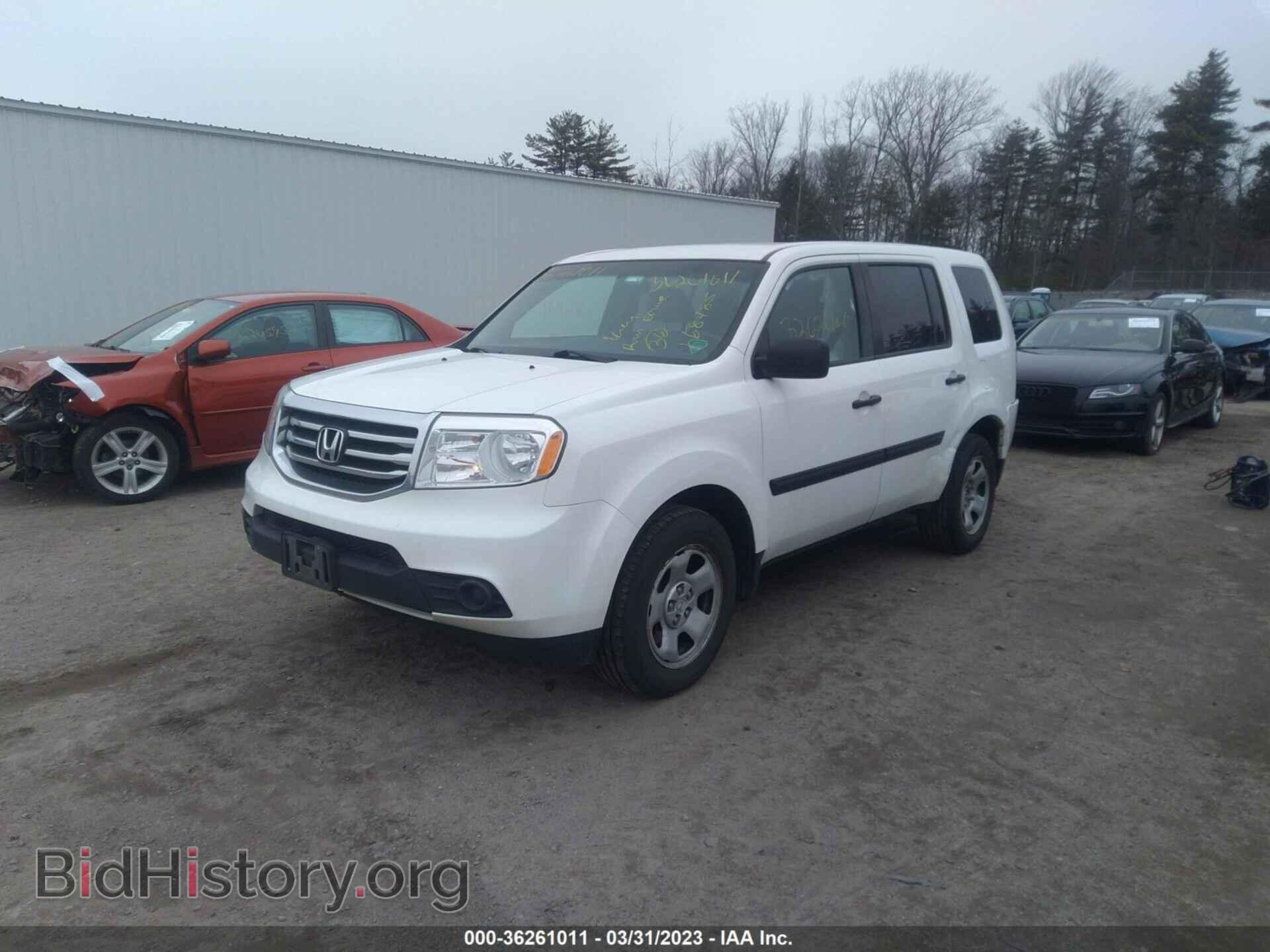 2013 HONDA PILOT - VIN: 5FNYF4H2XDB013294 - Photo 2