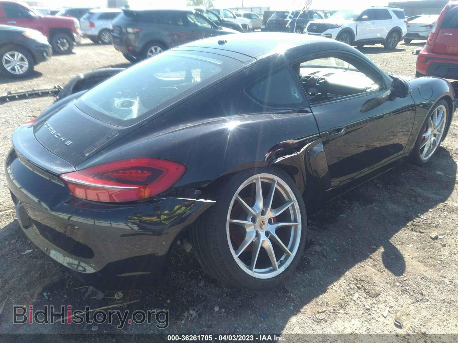 2015 PORSCHE CAYMAN - VIN: WP0AB2A82FK184496 - Фото 4