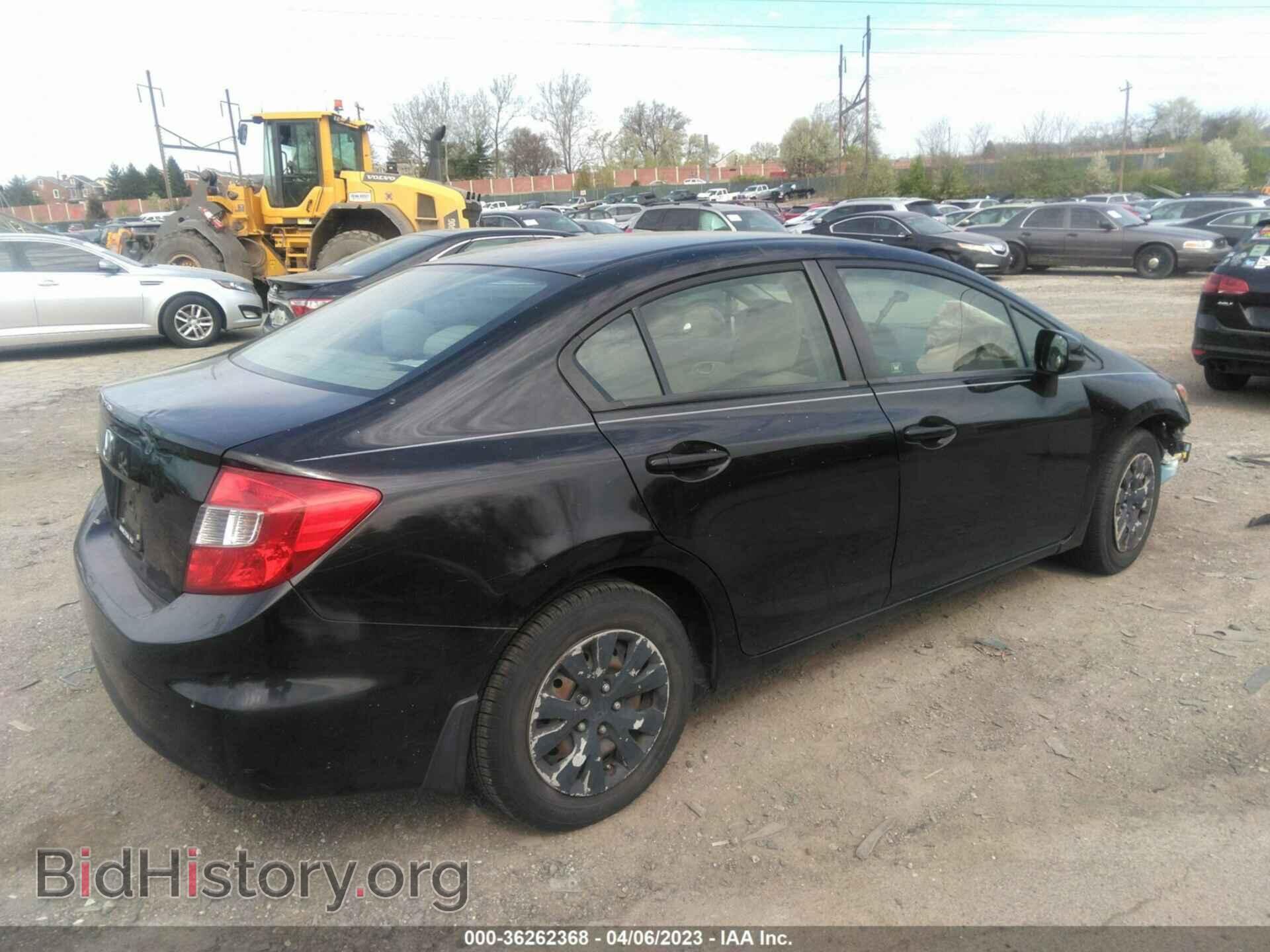 2012 HONDA CIVIC SDN - VIN: JHMFB2F53CS005624 - Фото 4