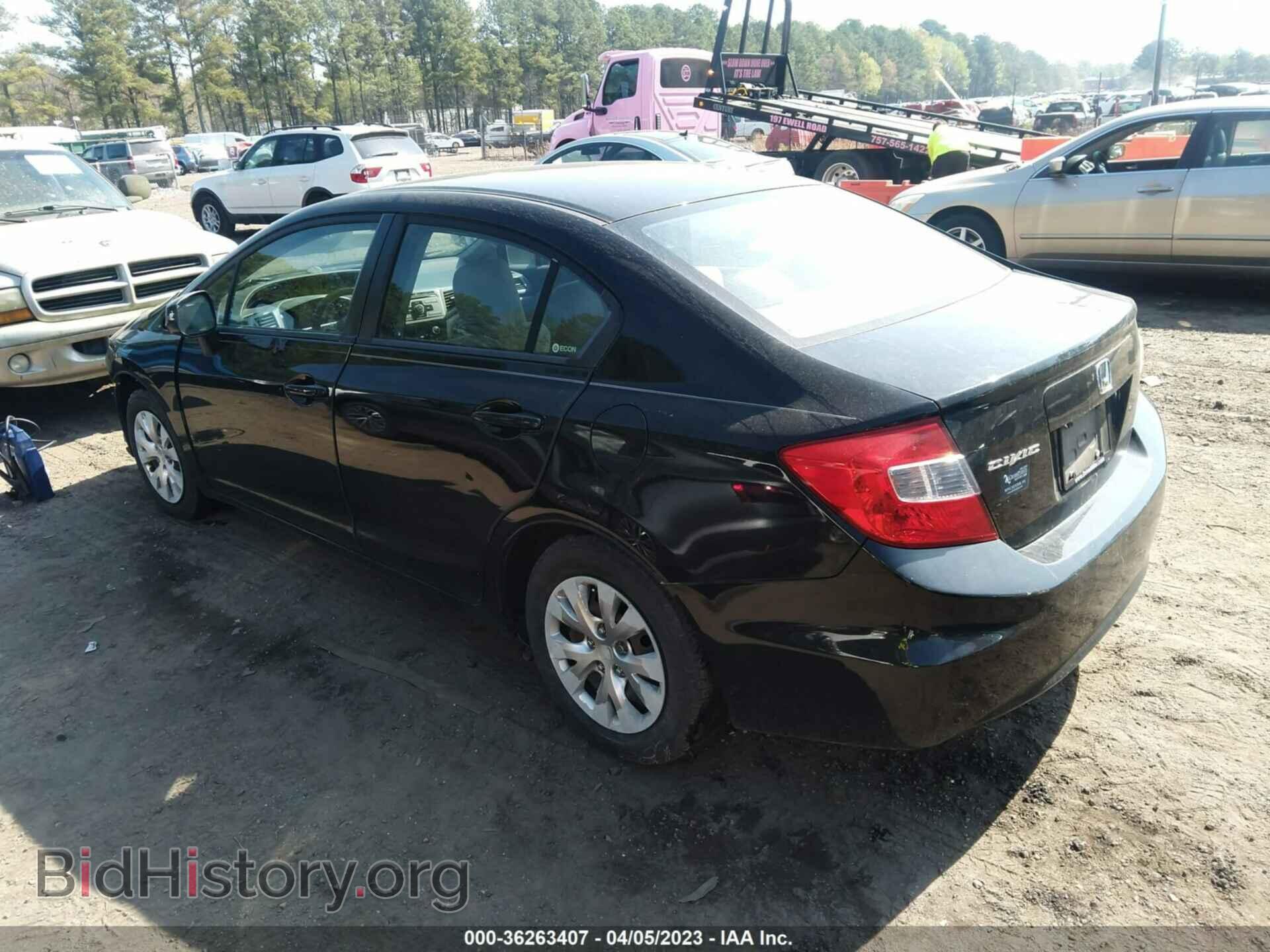 2012 HONDA CIVIC SDN - VIN: 19XFB2F50CE109864 - Фото 3