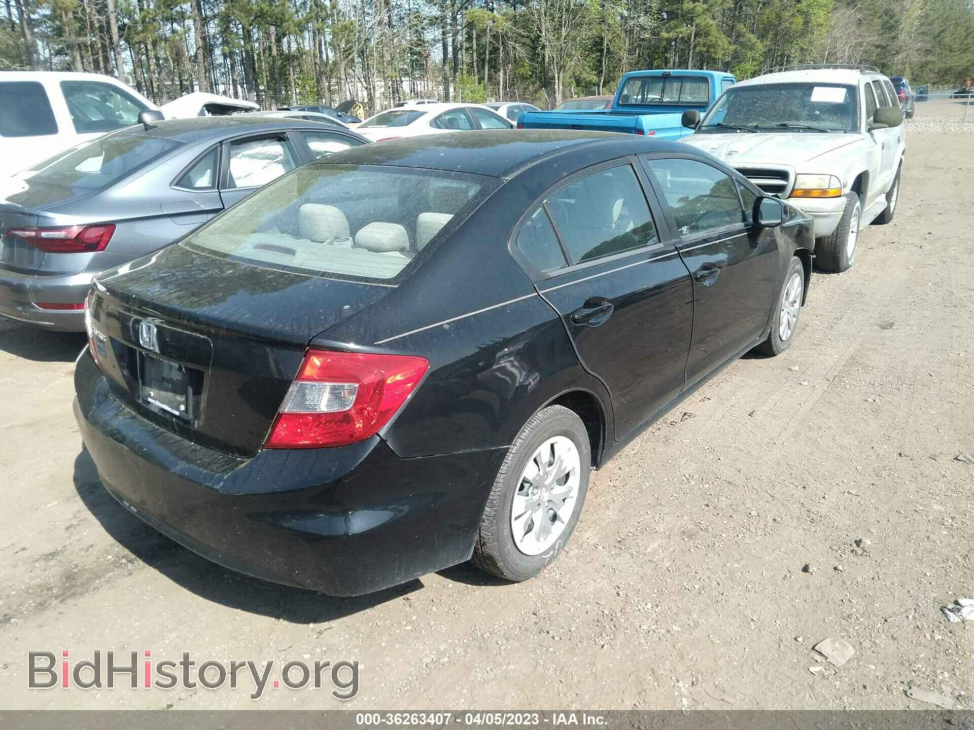 2012 HONDA CIVIC SDN - VIN: 19XFB2F50CE109864 - Фото 4