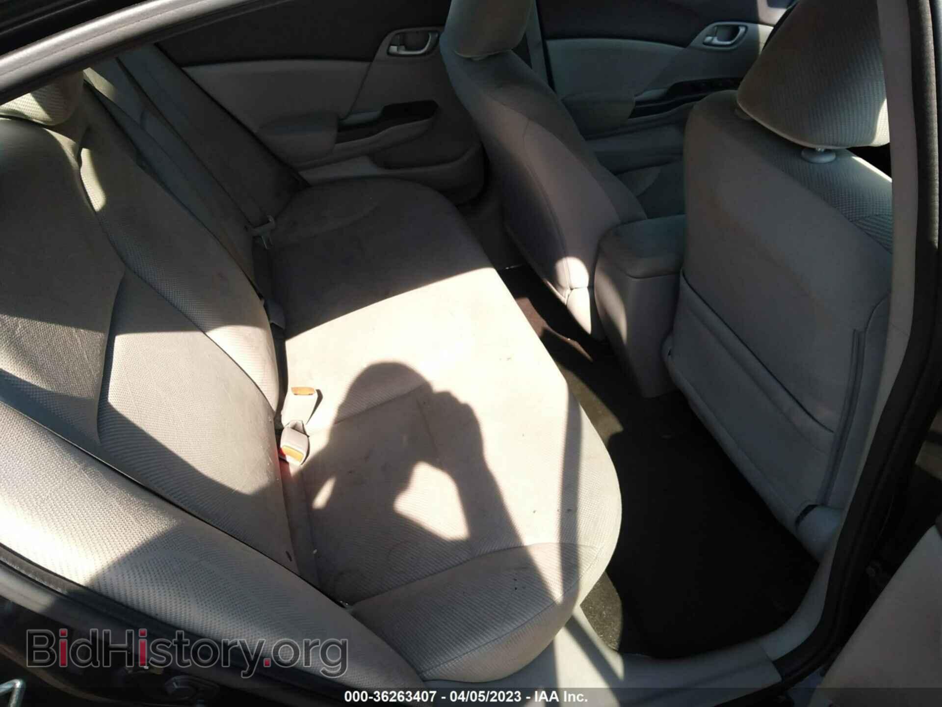 2012 HONDA CIVIC SDN - VIN: 19XFB2F50CE109864 - Фото 8