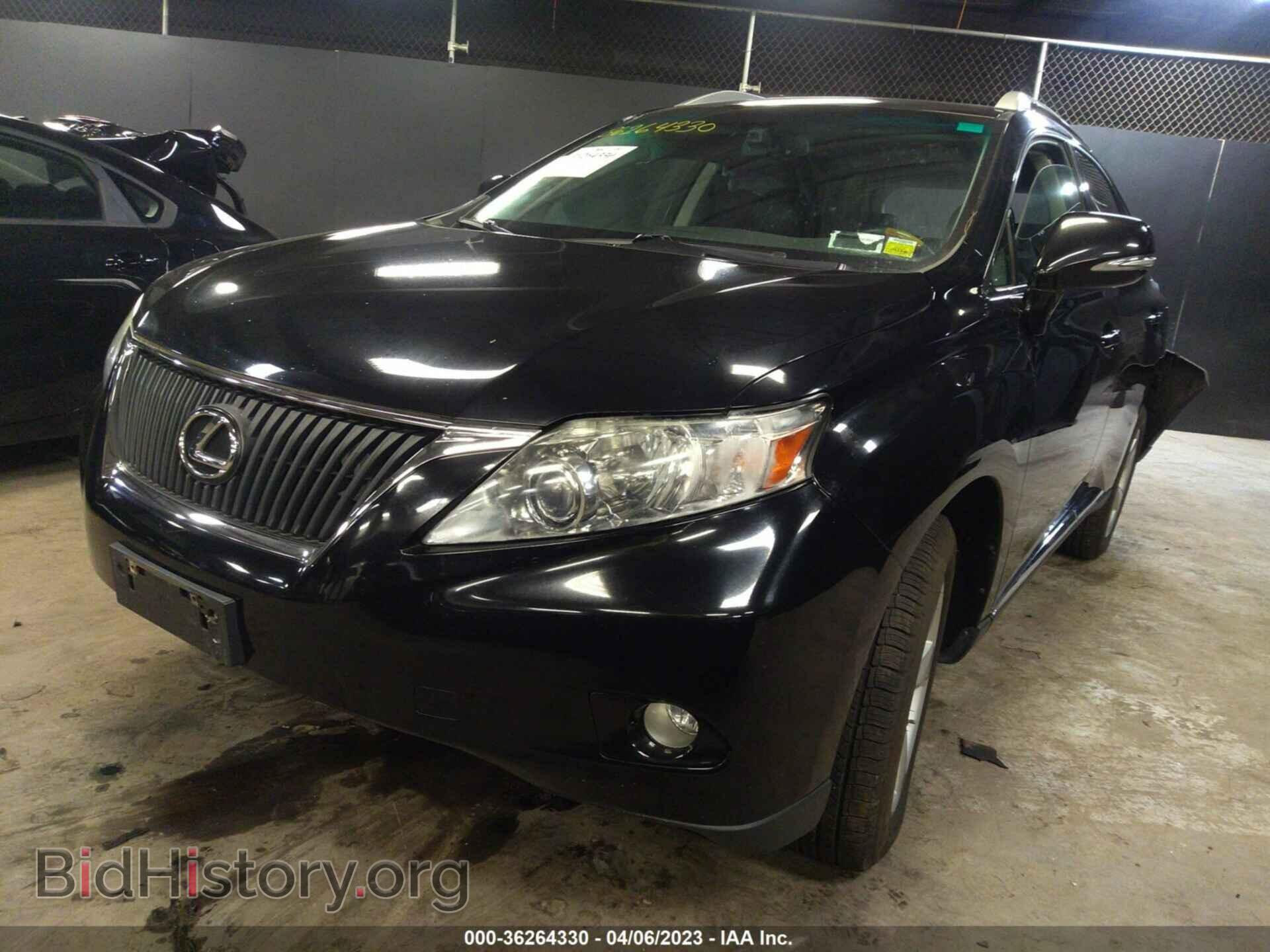 2010 LEXUS RX 350 - VIN: 2T2BK1BA0AC068512 - Фото 2