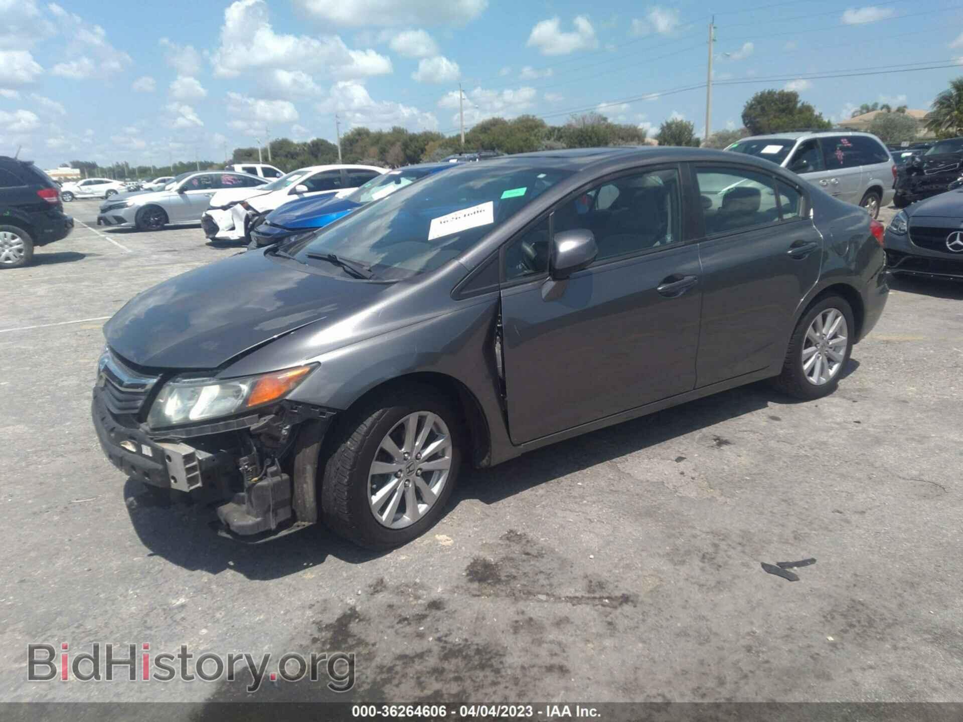 2012 HONDA CIVIC SDN - VIN: 19XFB2F80CE100155 - Фото 2
