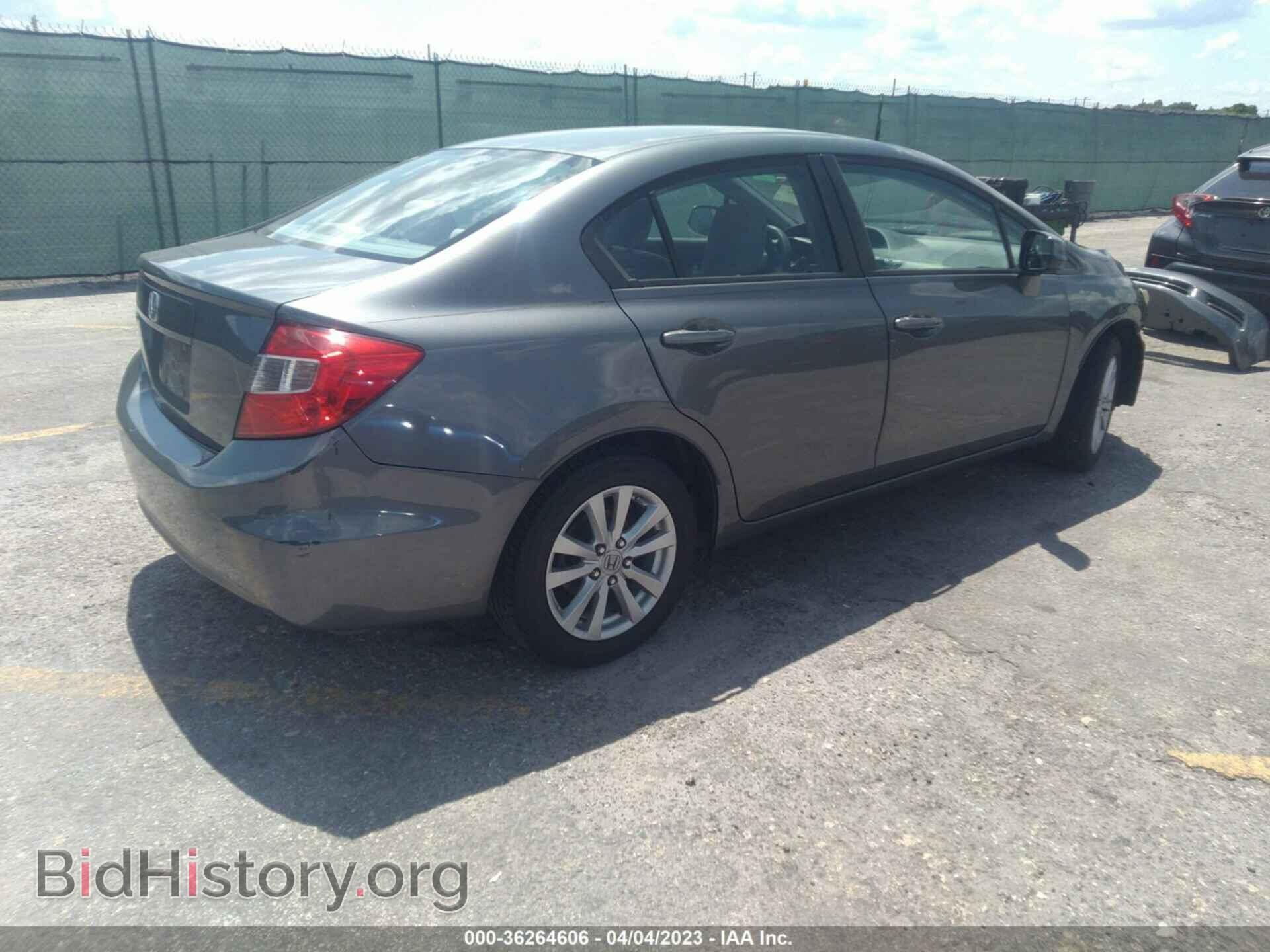 2012 HONDA CIVIC SDN - VIN: 19XFB2F80CE100155 - Фото 4