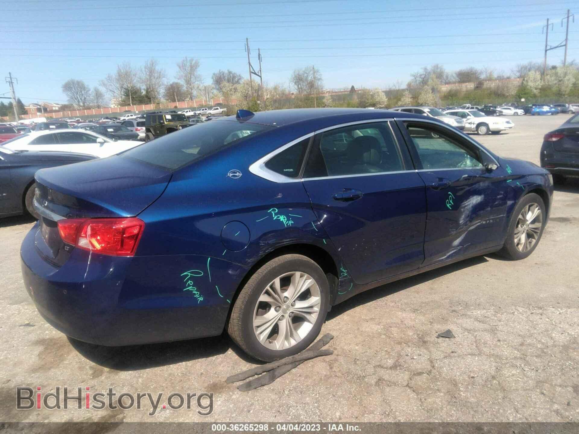 2014 CHEVROLET IMPALA - VIN: 1G1125S38EU160588 - Фото 4