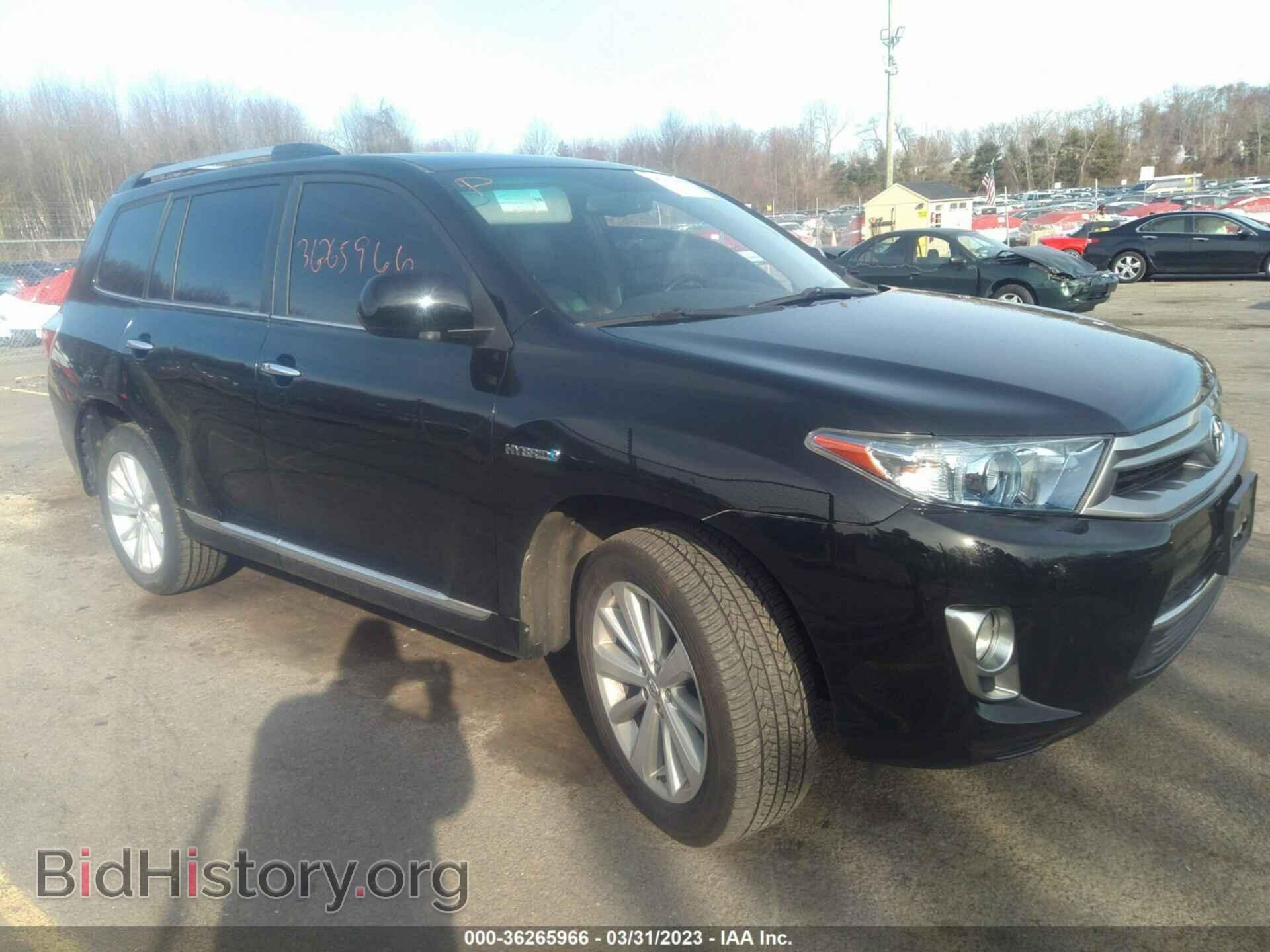 Photo JTEDC3EH7B2001769 - TOYOTA HIGHLANDER HYBRID 2011