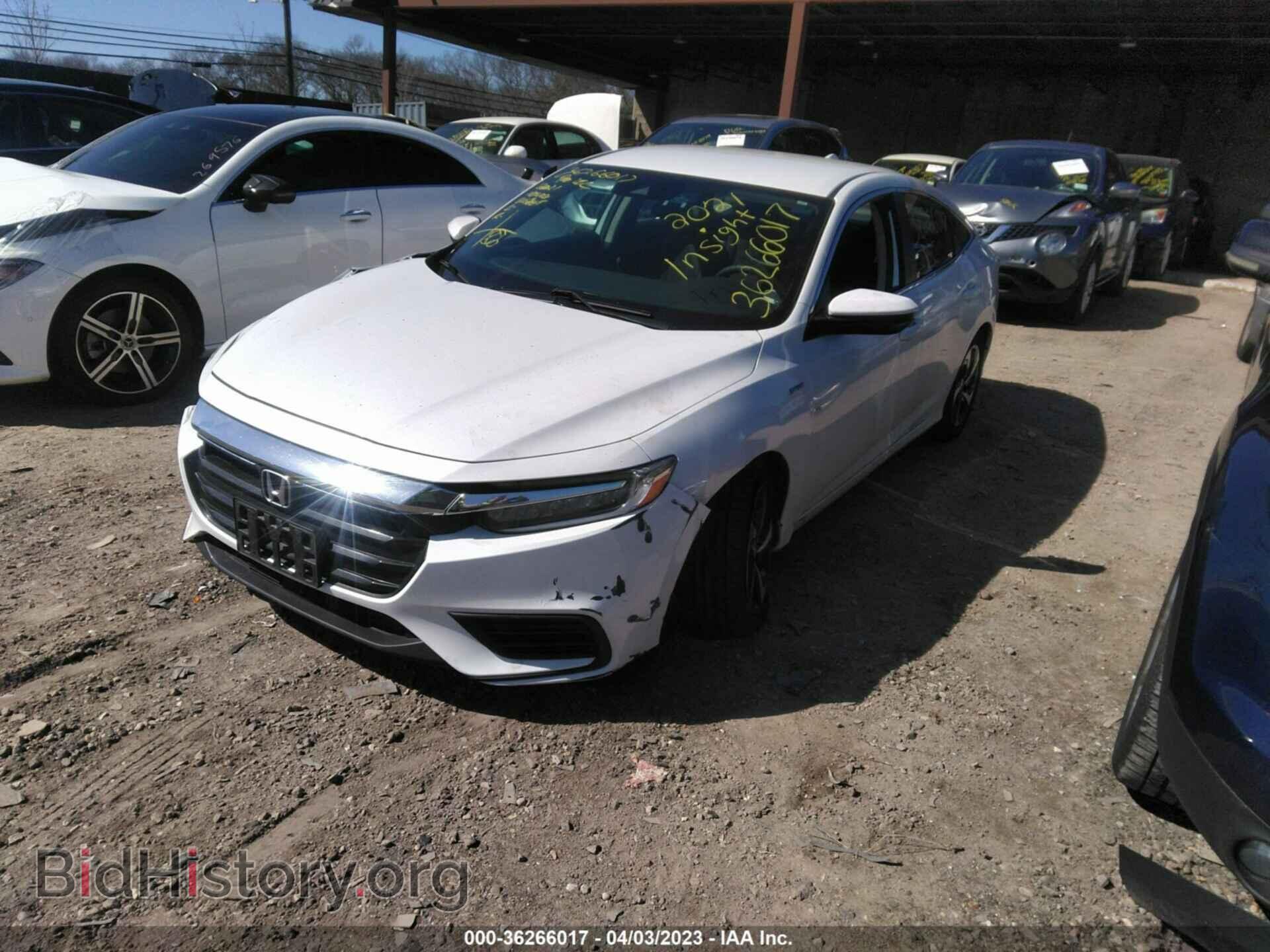 2021 HONDA INSIGHT - VIN: 19XZE4F59ME007920 - Фото 2