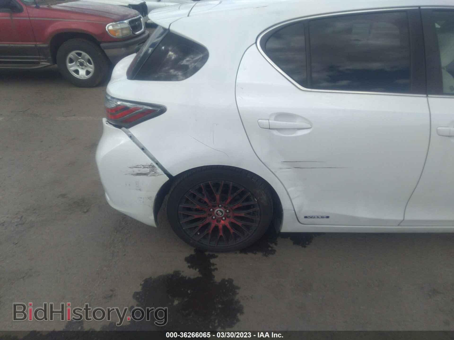 2011 LEXUS CT 200H - VIN: JTHKD5BH1B2044270 - Фото 6