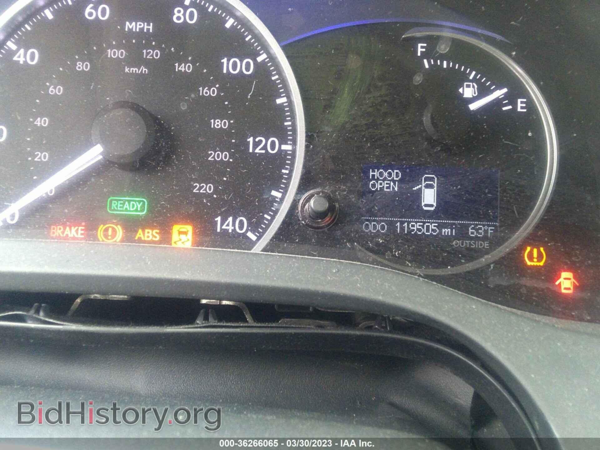 2011 LEXUS CT 200H - VIN: JTHKD5BH1B2044270 - Фото 7