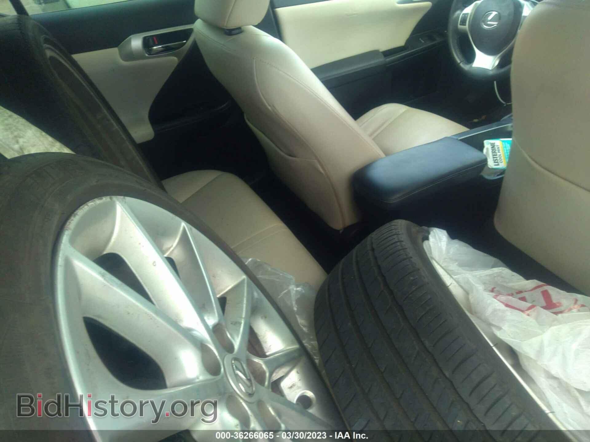 2011 LEXUS CT 200H - VIN: JTHKD5BH1B2044270 - Фото 8