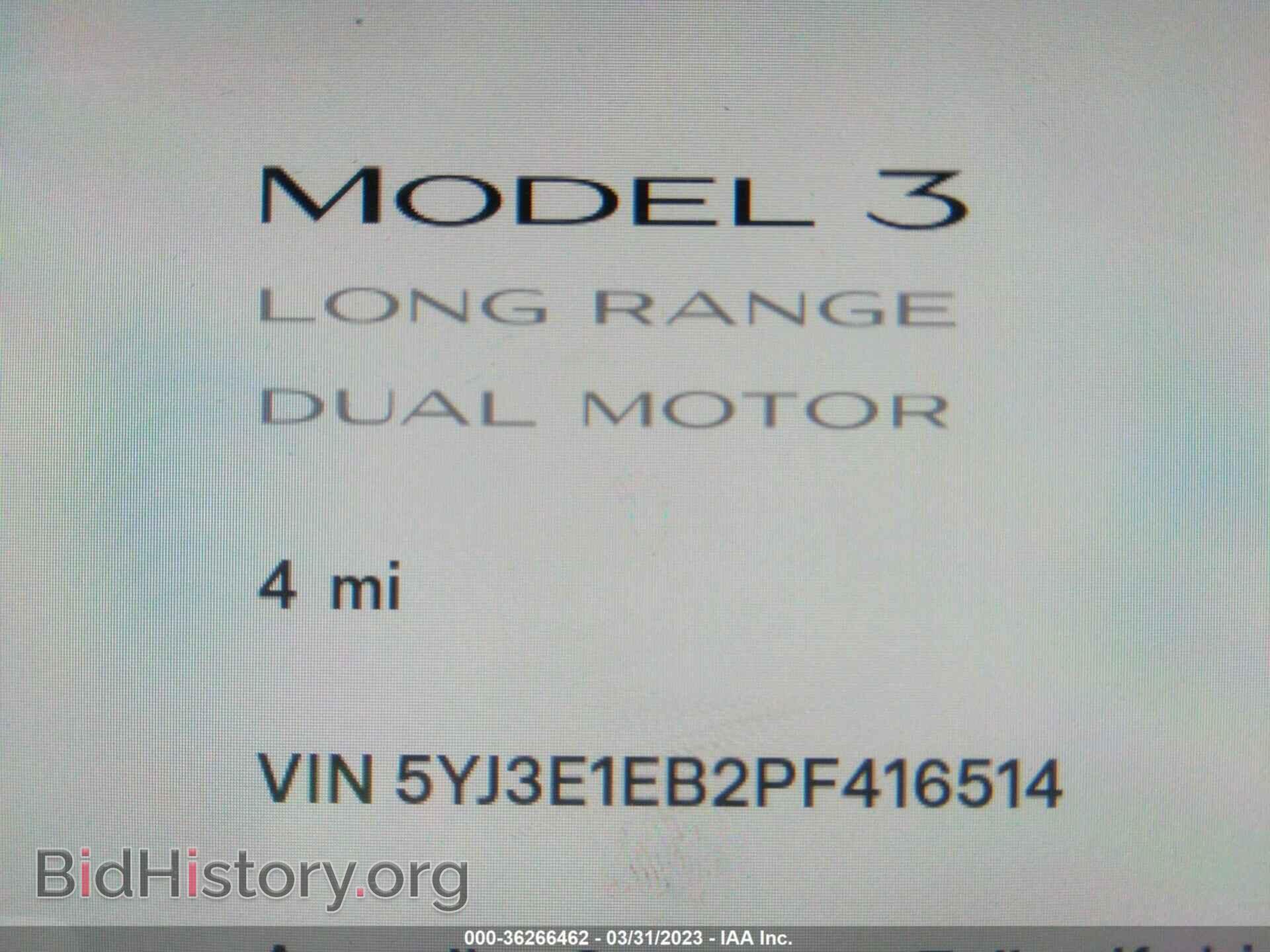 2023 TESLA MODEL 3 - VIN: 5YJ3E1EB2PF416514 - Фото 7