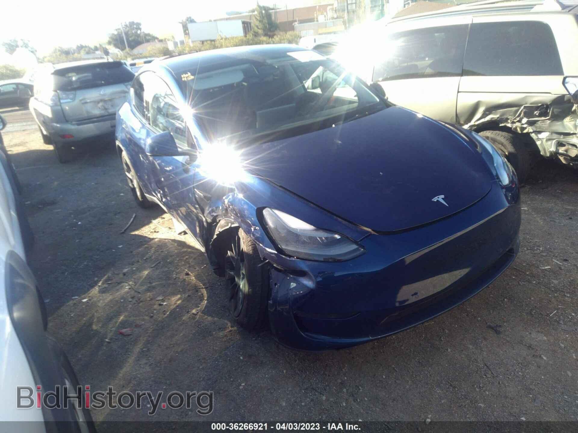 Photo 7SAYGDEEXNF541255 - TESLA MODEL Y 2022