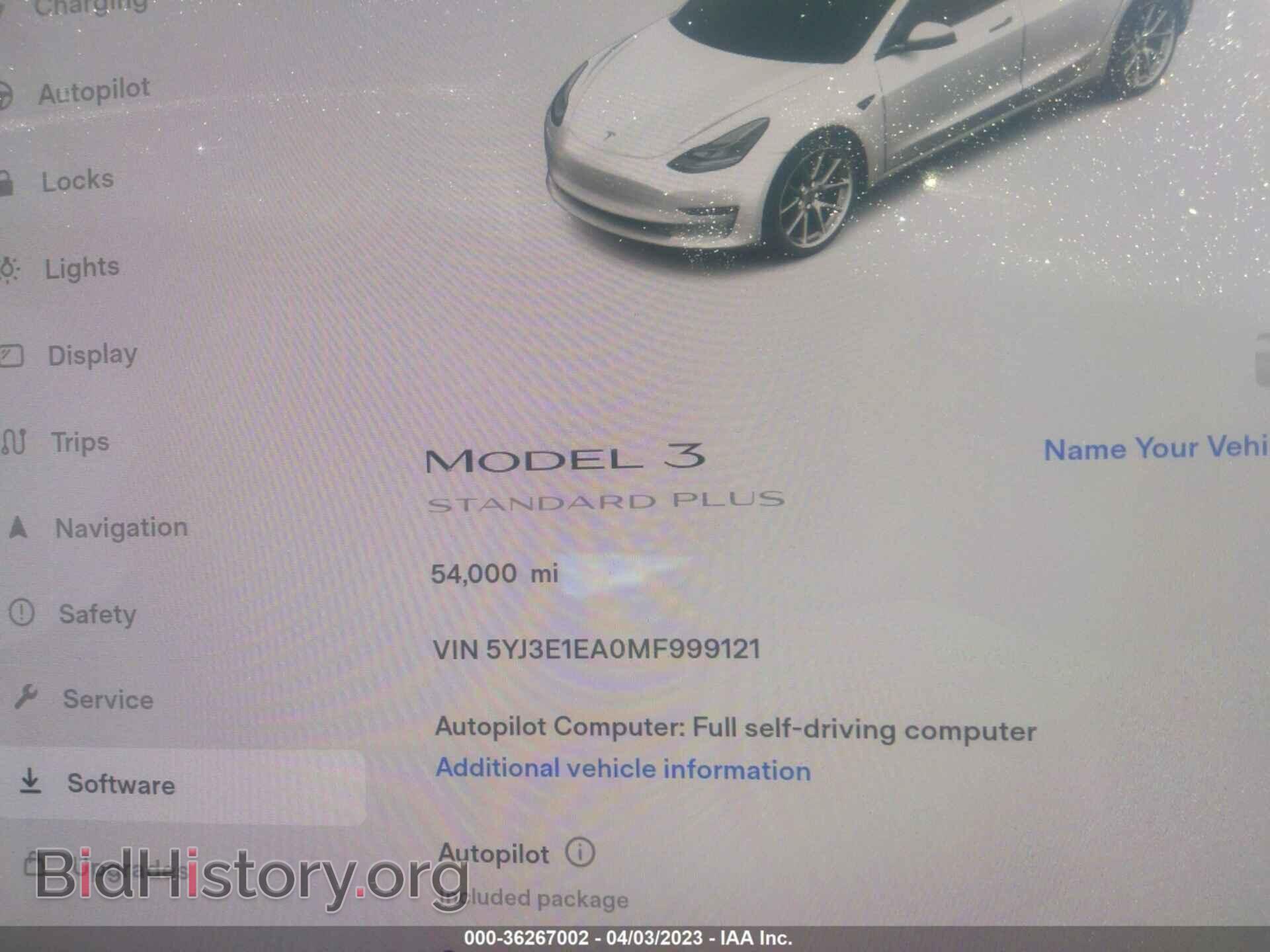 2021 TESLA MODEL 3 - VIN: 5YJ3E1EA0MF999121 - Фото 7