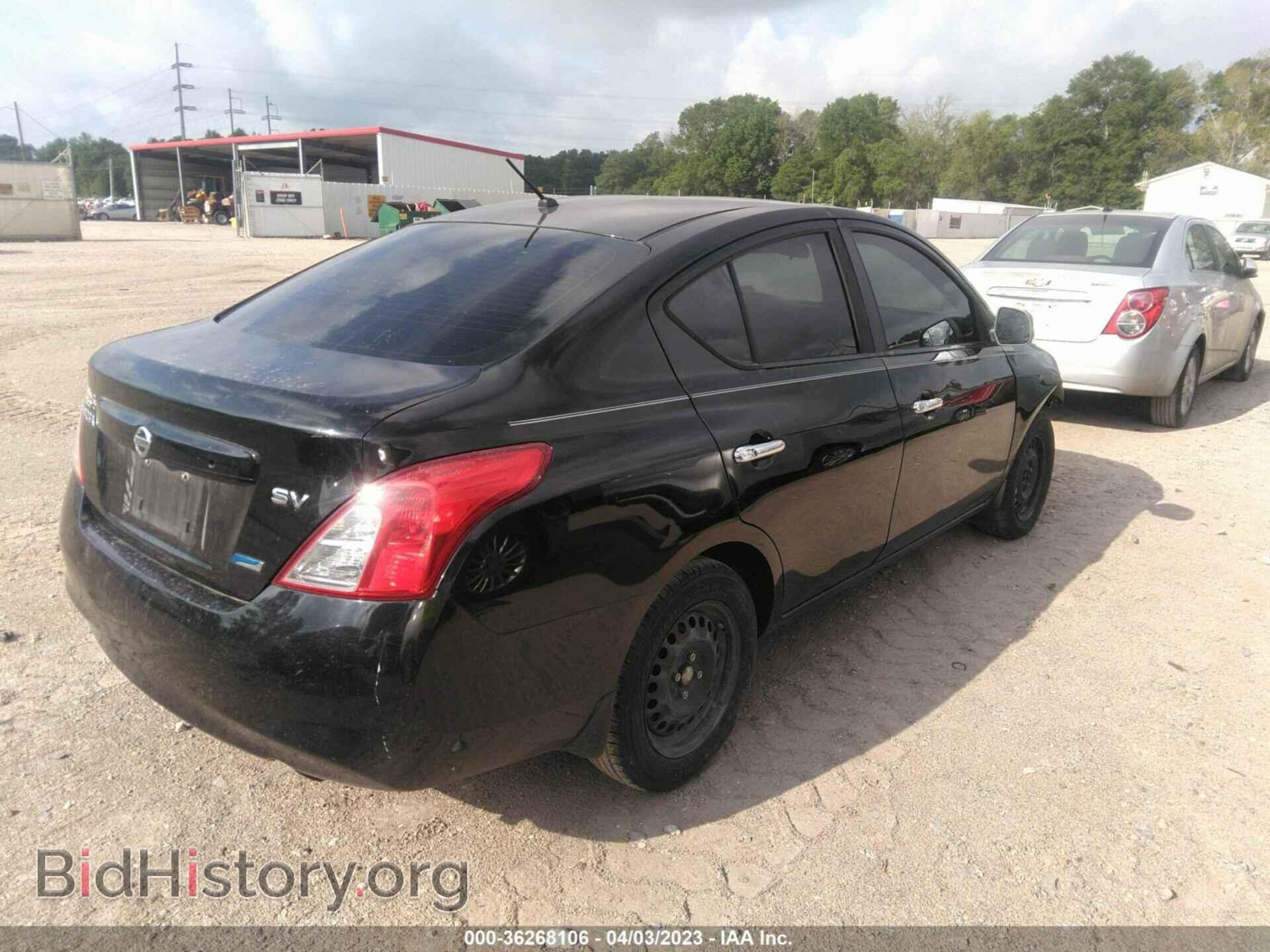 2012 NISSAN VERSA - VIN: 3N1CN7AP5CL905413 - Фото 4