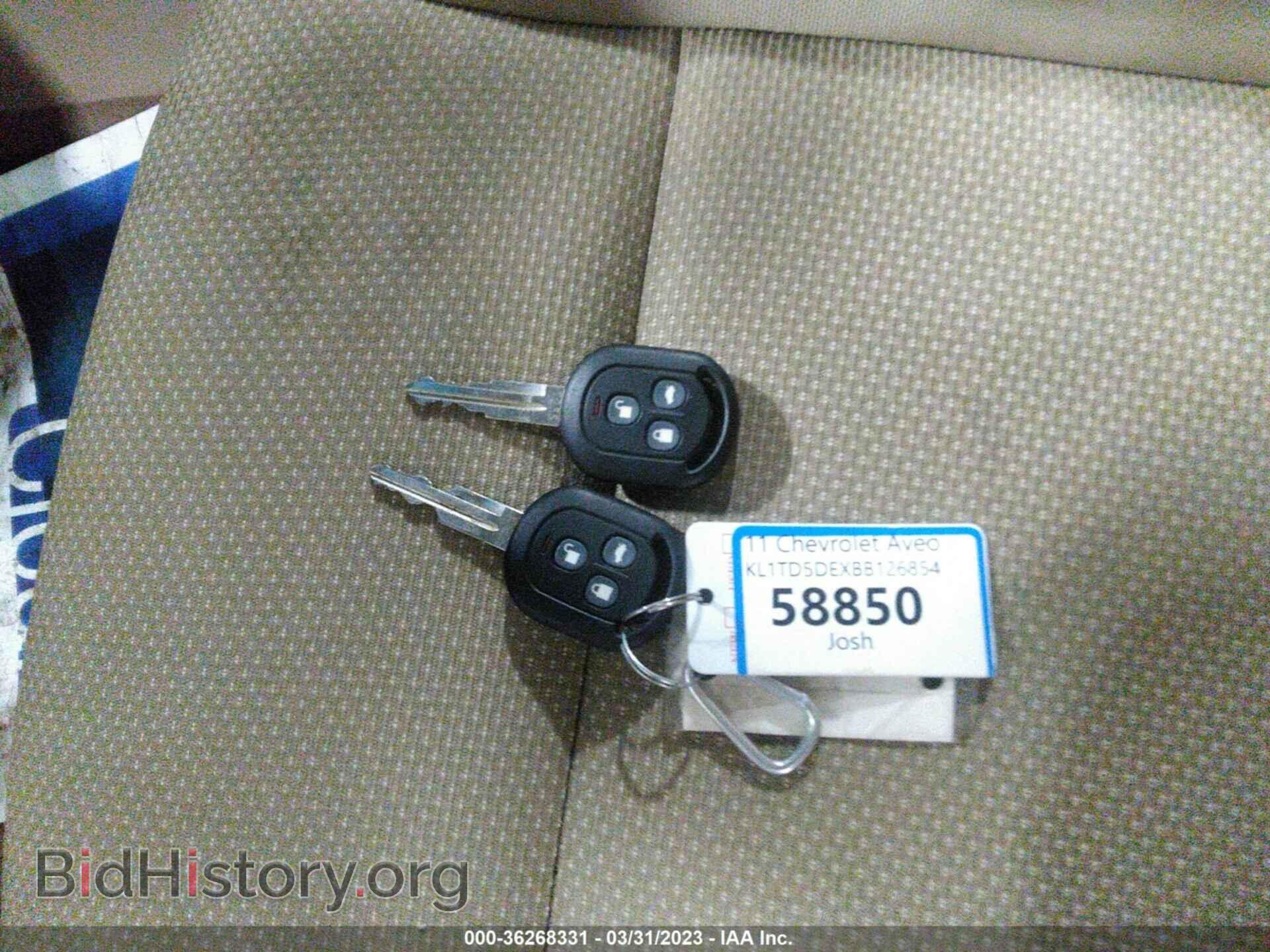 2011 CHEVROLET AVEO - VIN: KL1TD5DEXBB126854 - Фото 11