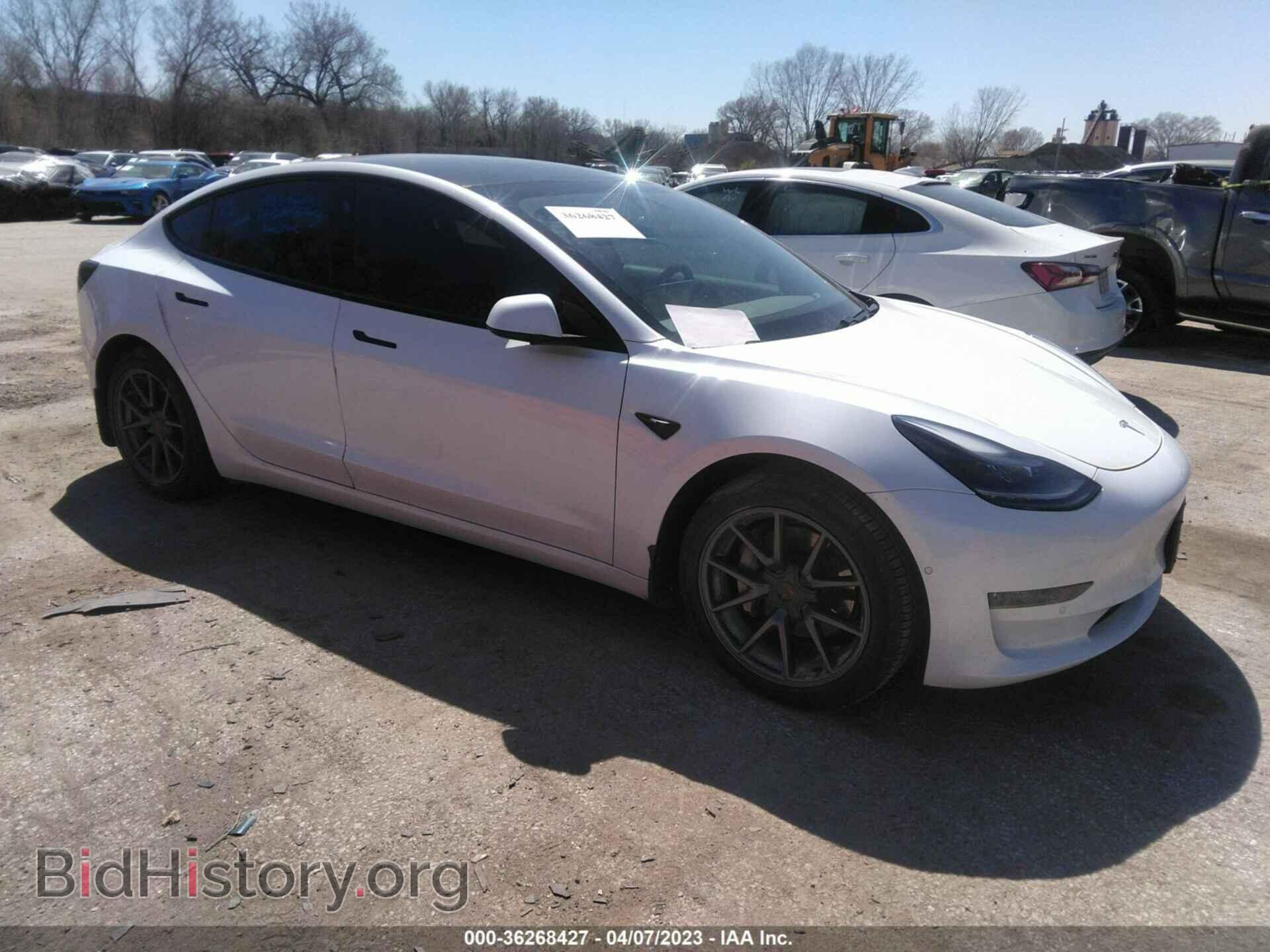 Photo 5YJ3E1EB0MF983431 - TESLA MODEL 3 2021