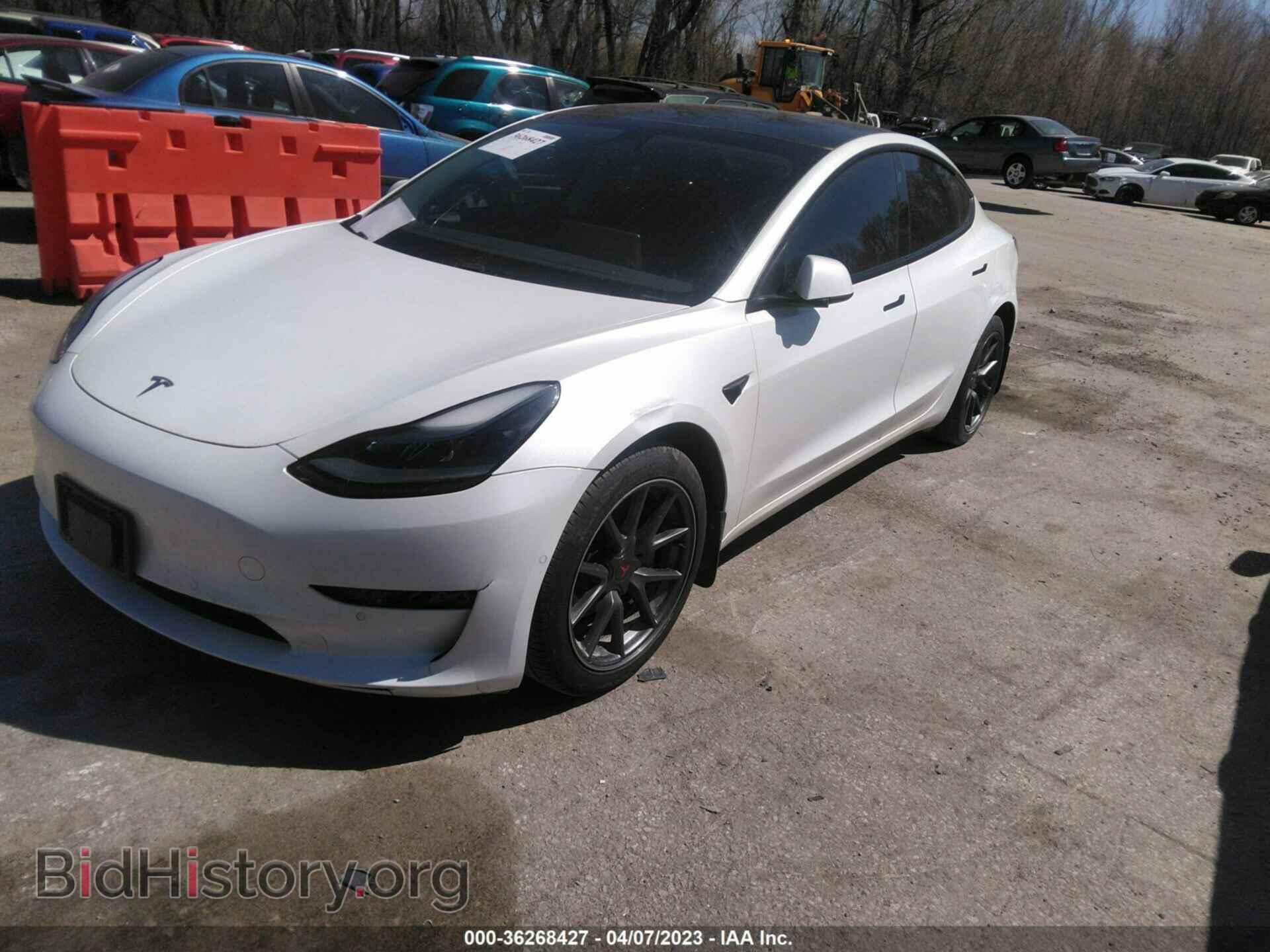 2021 TESLA MODEL 3 - VIN: 5YJ3E1EB0MF983431 - Фото 2
