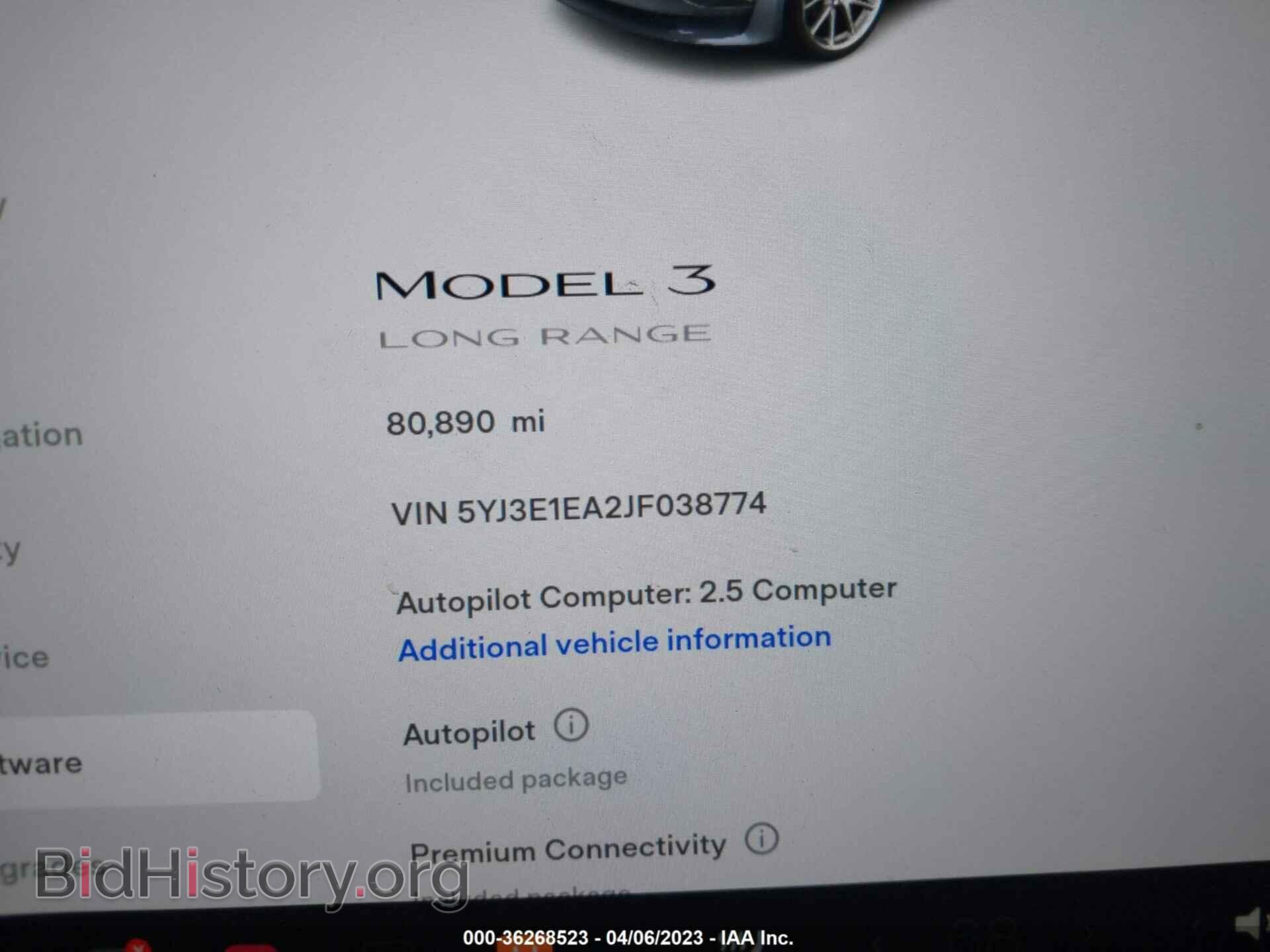 2018 TESLA MODEL 3 - VIN: 5YJ3E1EA2JF038774 - Фото 7