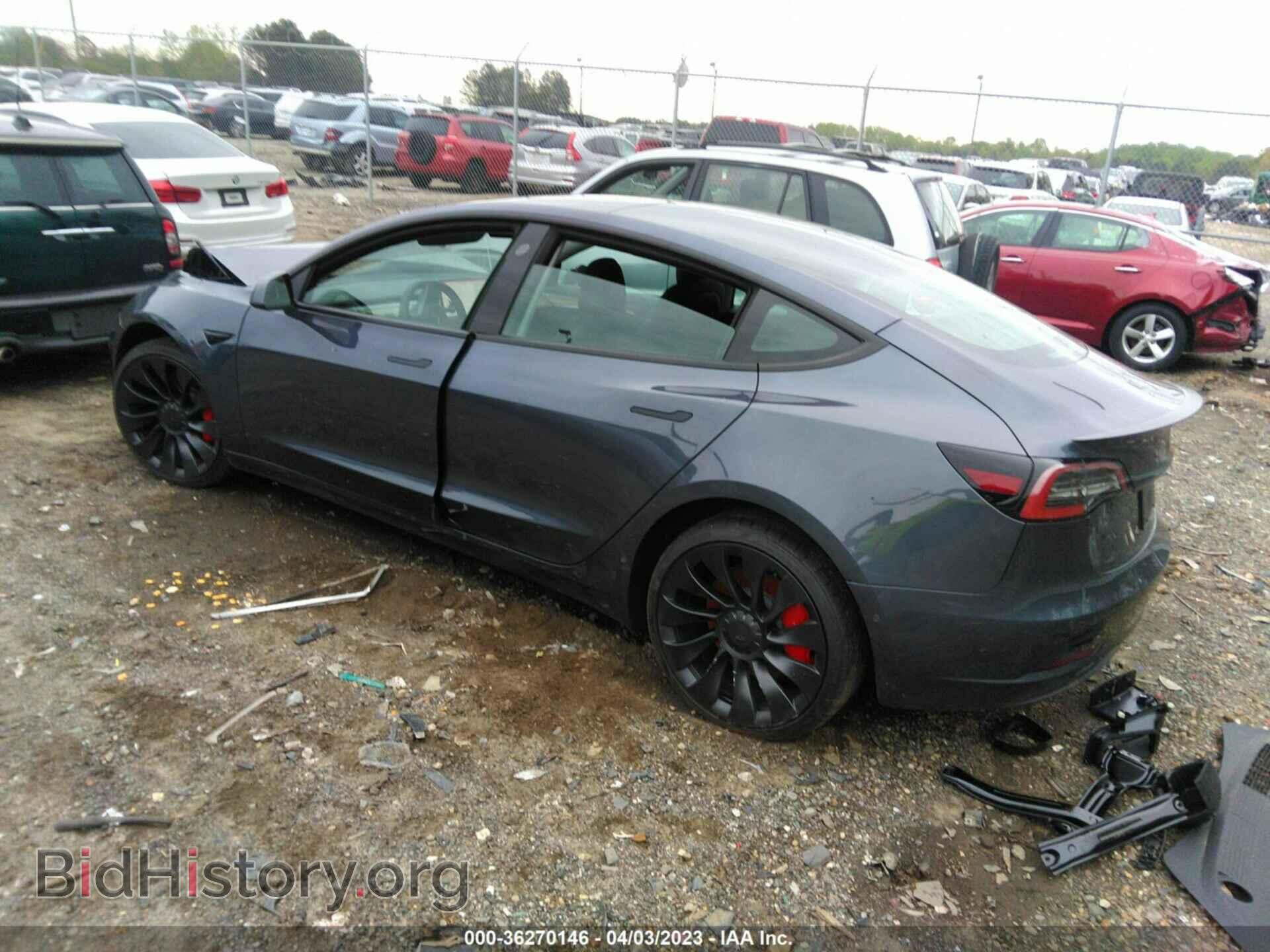 2022 TESLA MODEL 3 - VIN: 5YJ3E1EC2NF354487 - Фото 3
