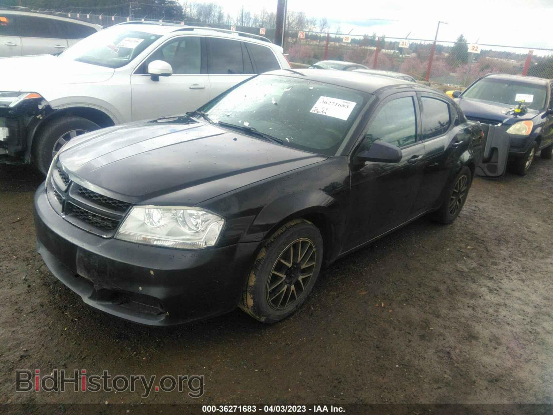 2011 DODGE AVENGER - VIN: 1B3BD4FBXBN608208 - Фото 2