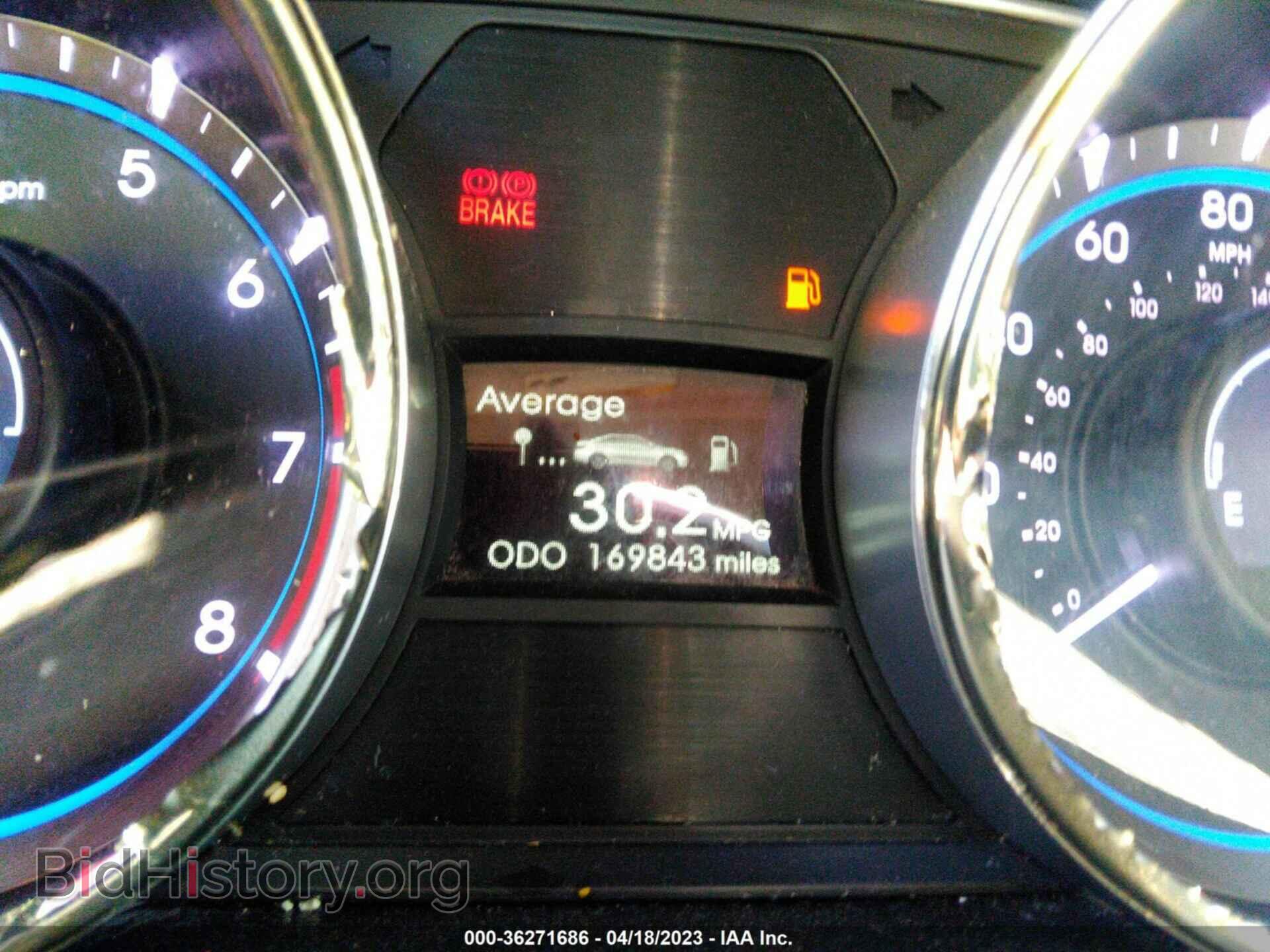 2012 HYUNDAI SONATA - VIN: 5NPEC4ABXCH383182 - Фото 7