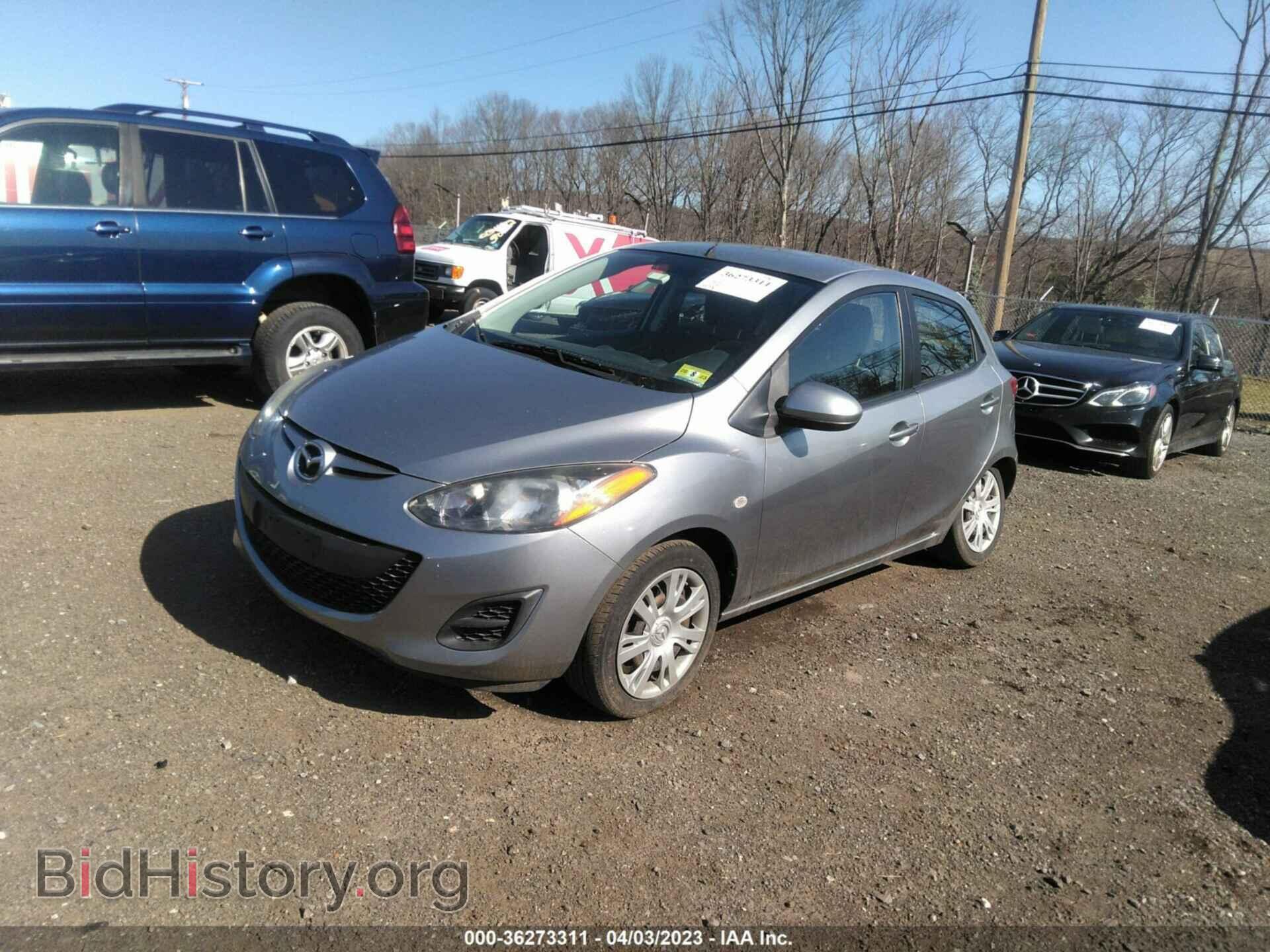 2011 MAZDA MAZDA2 - VIN: JM1DE1HZ5B0104482 - Фото 2