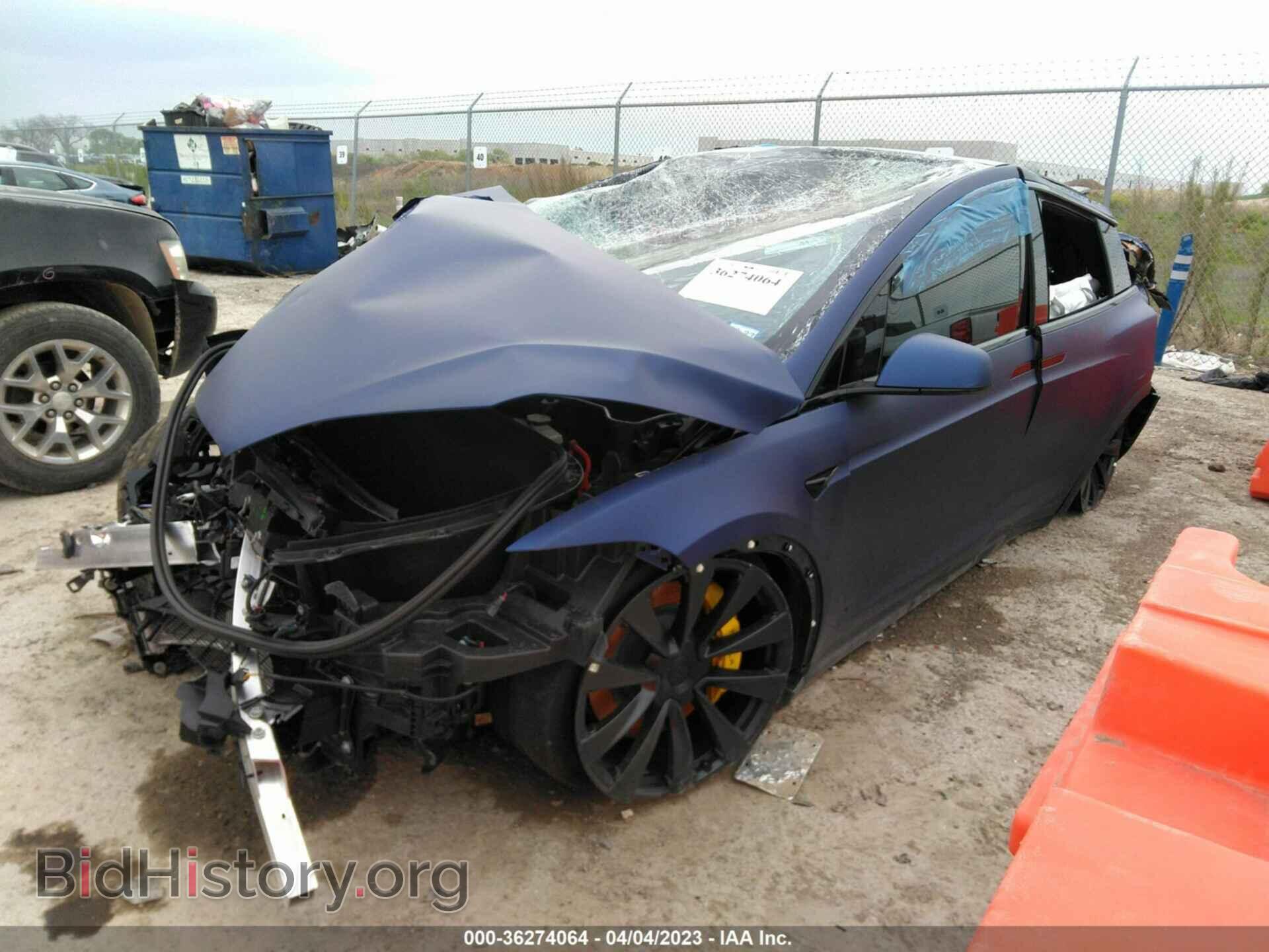 2022 TESLA MODEL X - VIN: 7SAXCBE65NF354929 - Photo 2