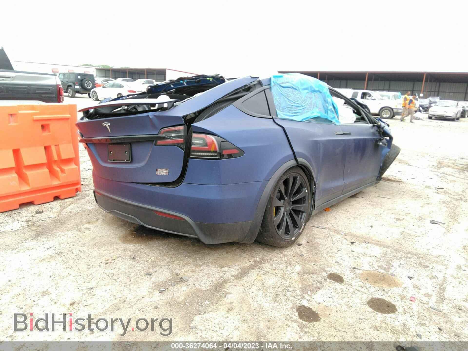 2022 TESLA MODEL X - VIN: 7SAXCBE65NF354929 - Photo 4