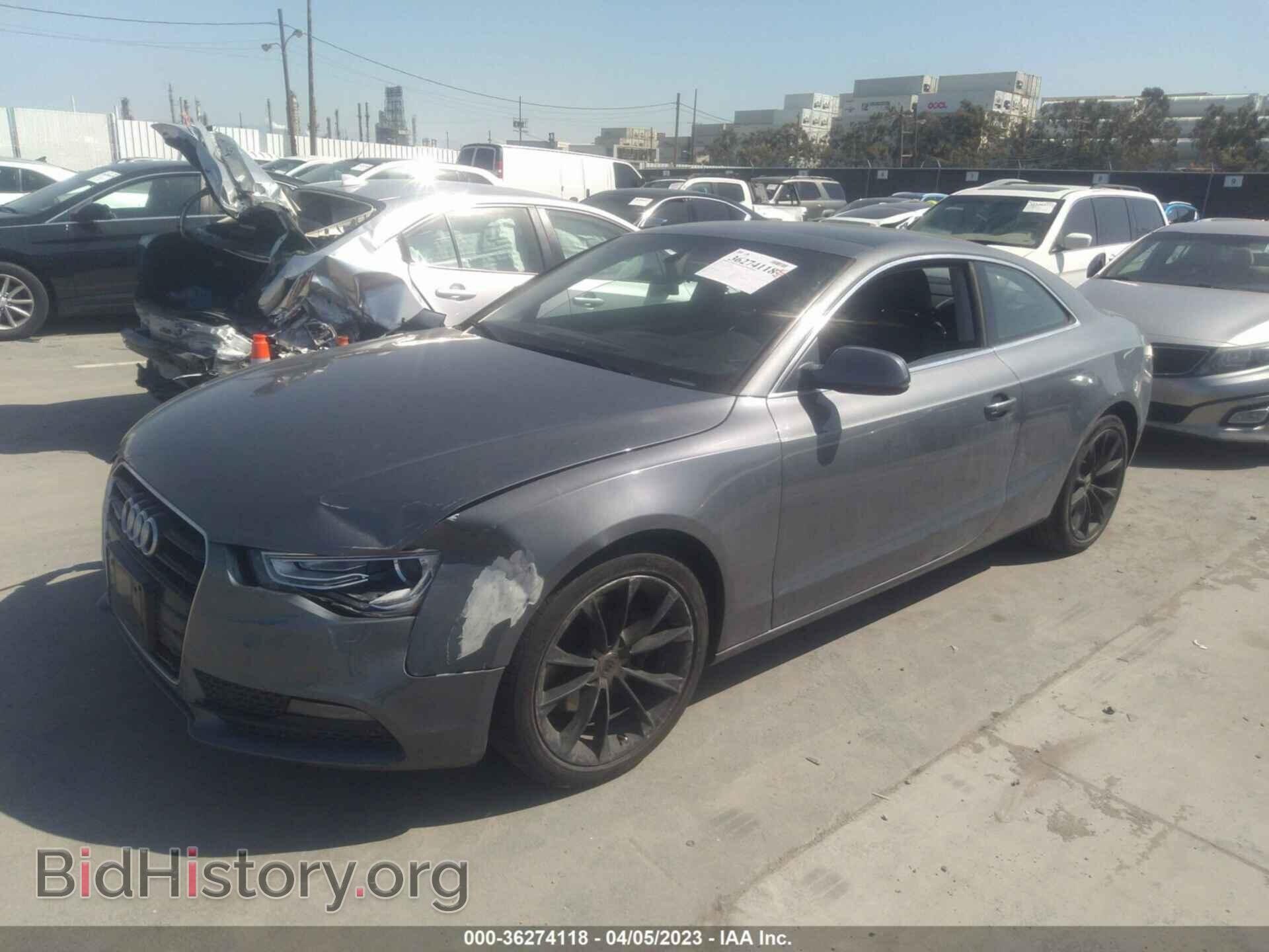 2013 AUDI A5 - VIN: WAUCFAFR1DA072331 - Photo 2