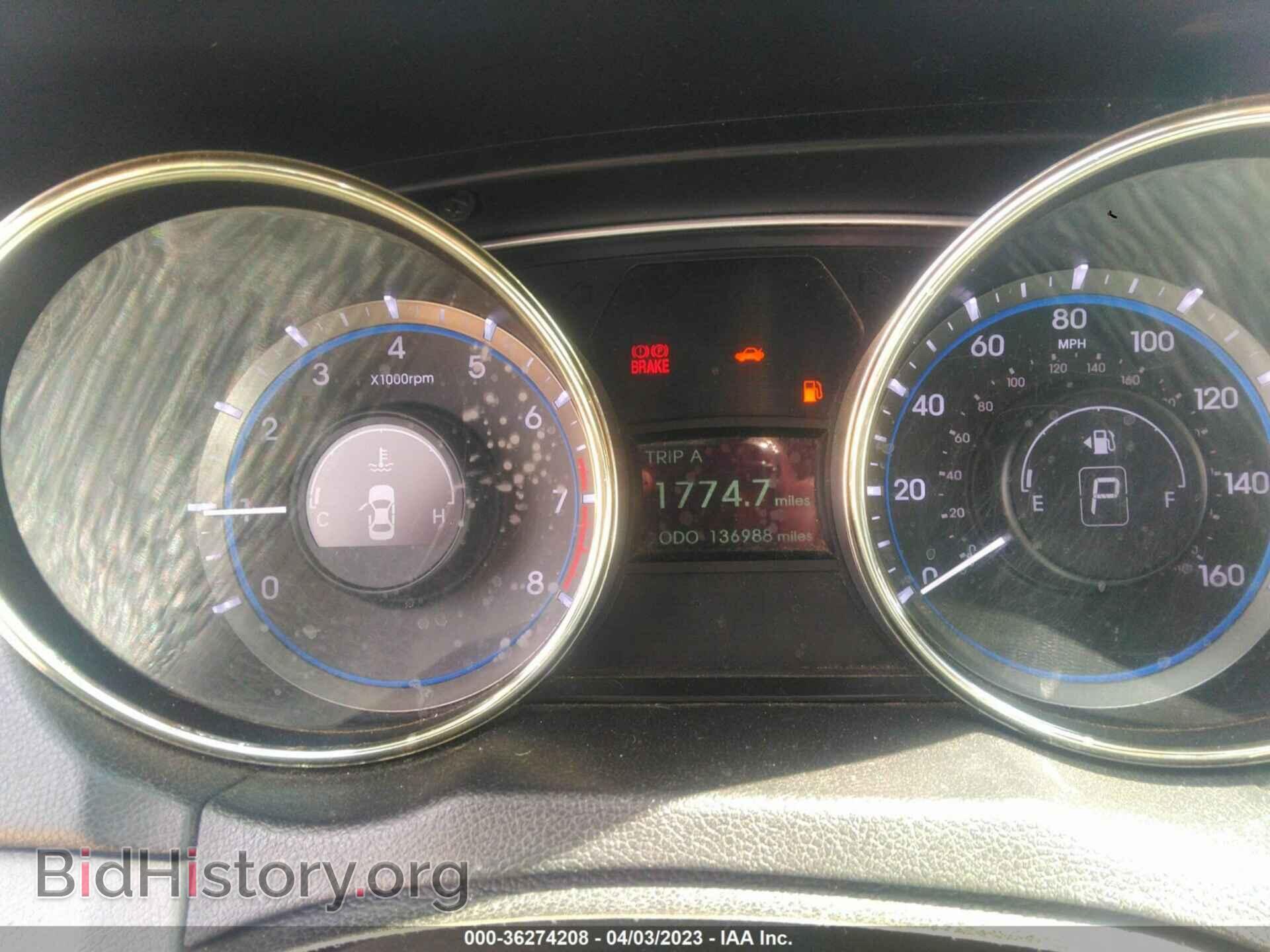2012 HYUNDAI SONATA - VIN: 5NPEB4AC3CH435540 - Фото 7