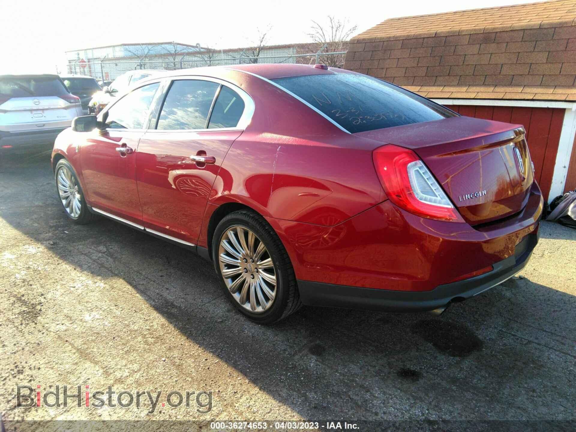 2013 LINCOLN MKS - VIN: 1LNHL9FT8DG604968 - Photo 3