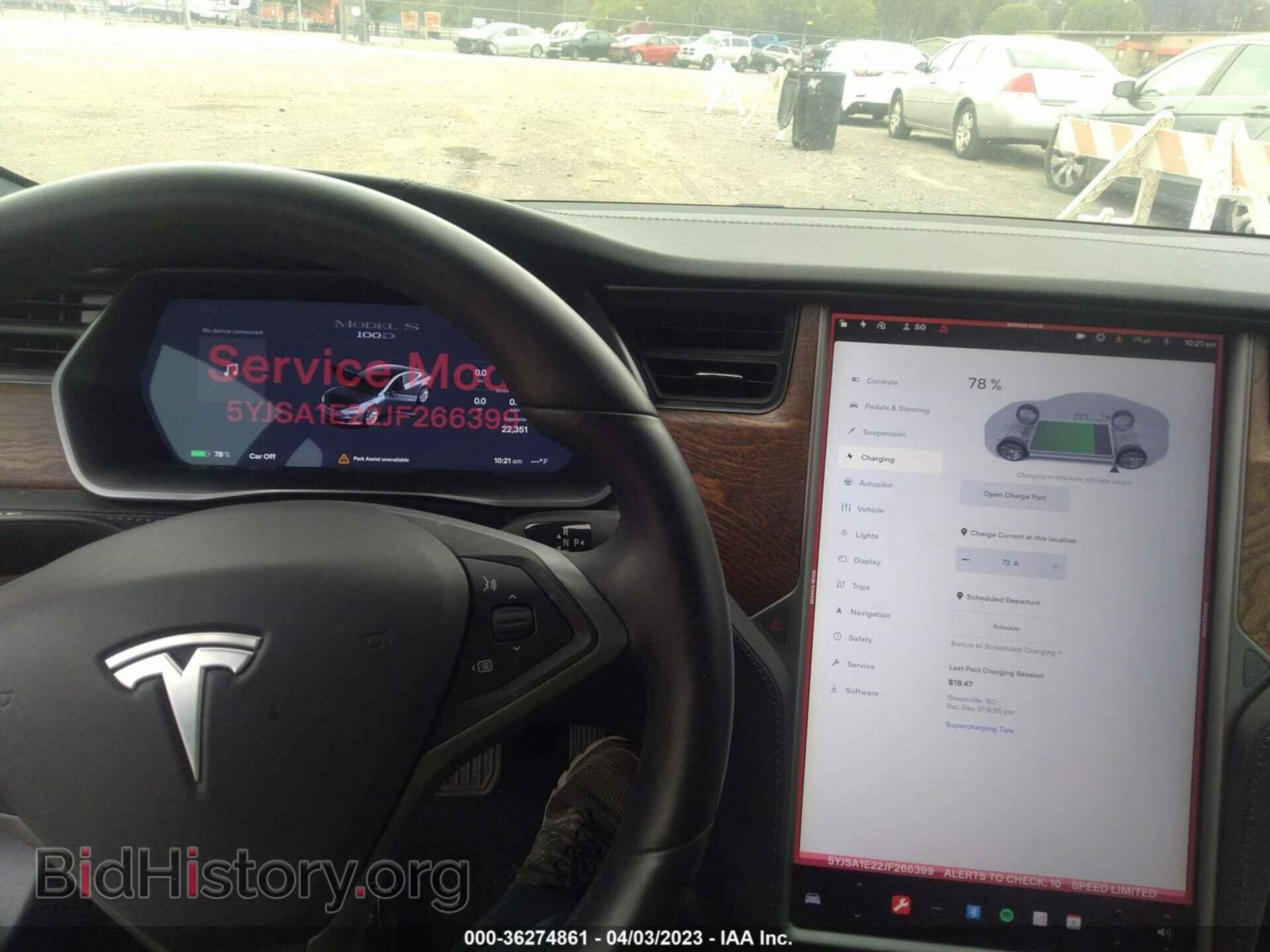 2018 TESLA MODEL S - VIN: 5YJSA1E22JF266399 - Фото 7