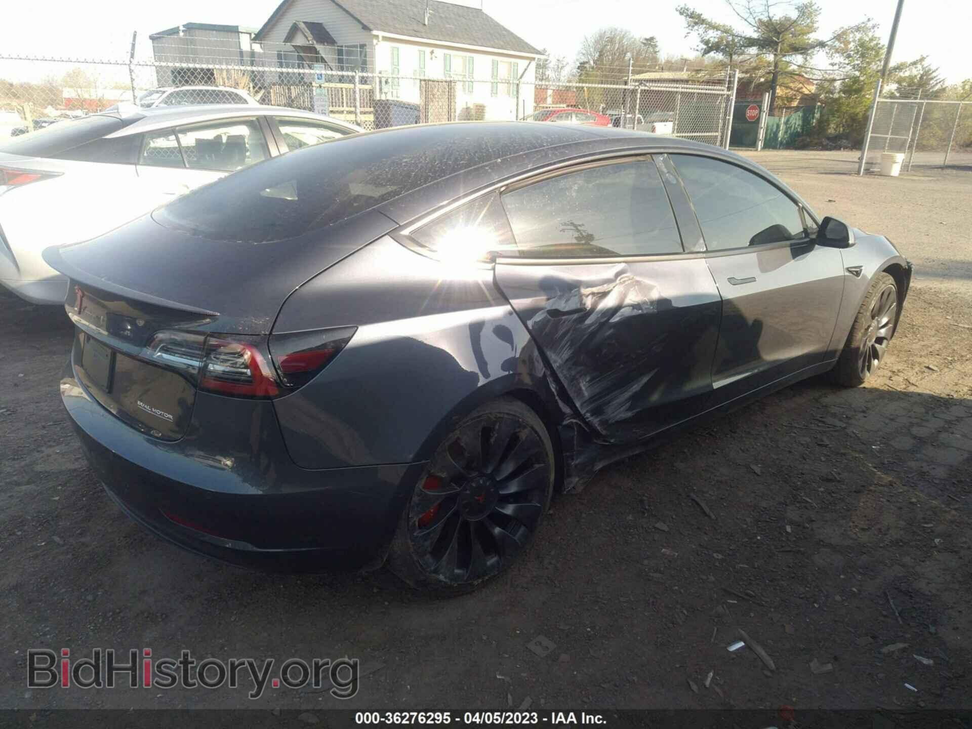 2022 TESLA MODEL 3 - VIN: 5YJ3E1EC8NF275227 - Фото 4