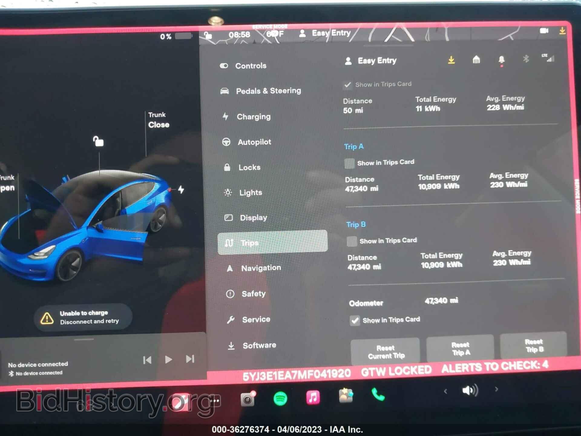 2021 TESLA MODEL 3 - VIN: 5YJ3E1EA7MF041920 - Photo 7