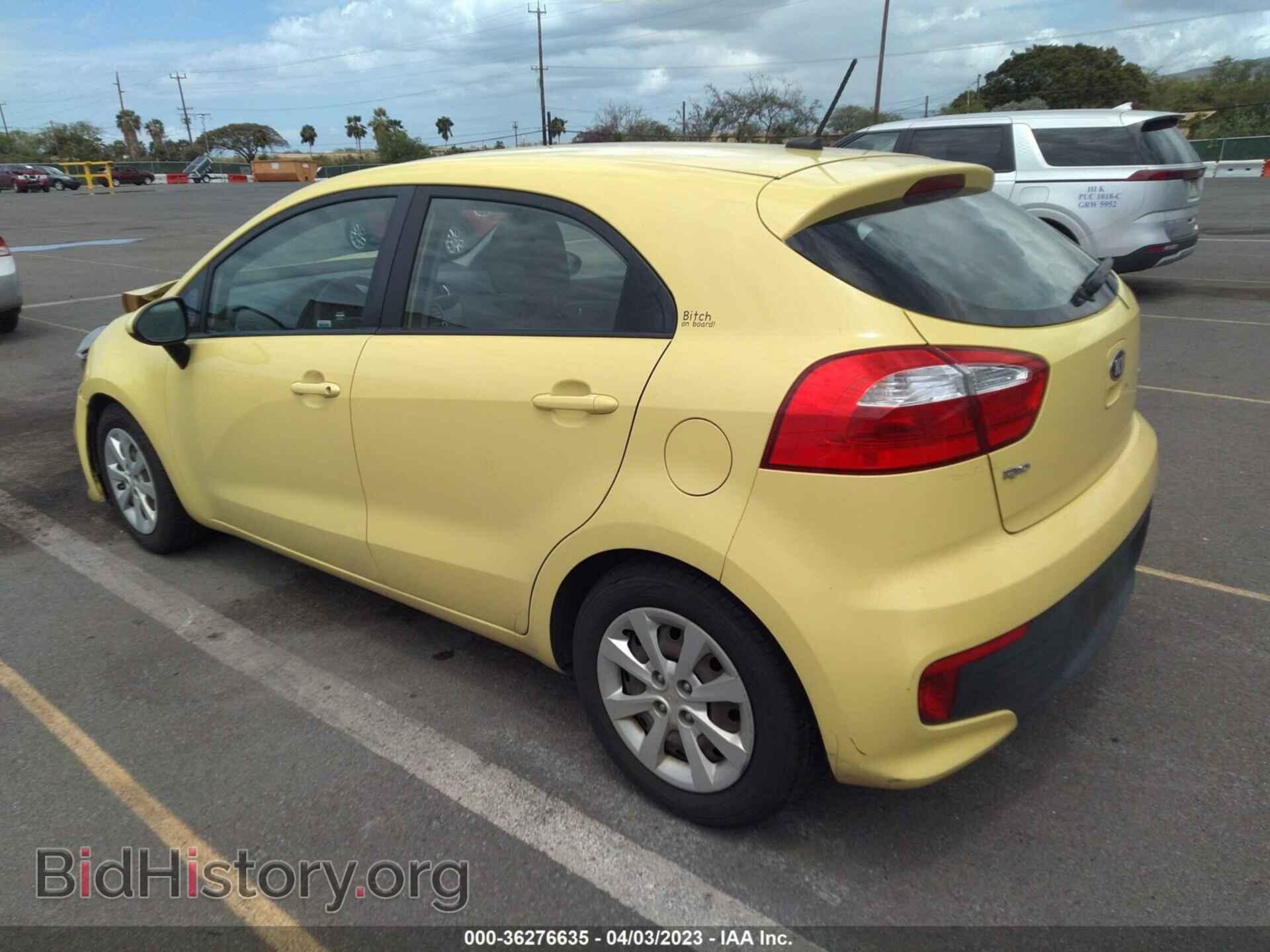 2016 KIA RIO - VIN: KNADM5A37G6577155 - Фото 3