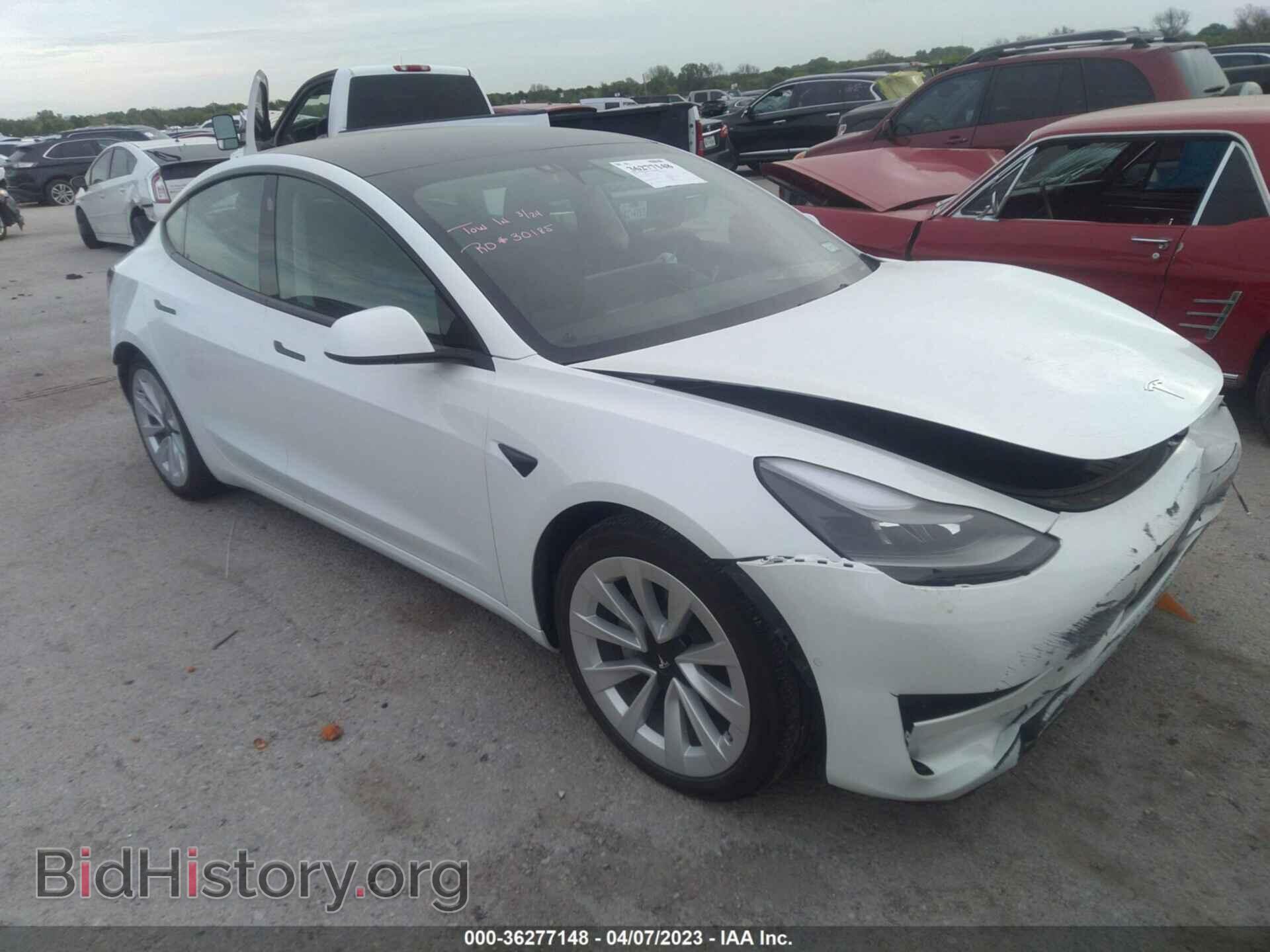 Photo 5YJ3E1EA3MF099314 - TESLA MODEL 3 2021