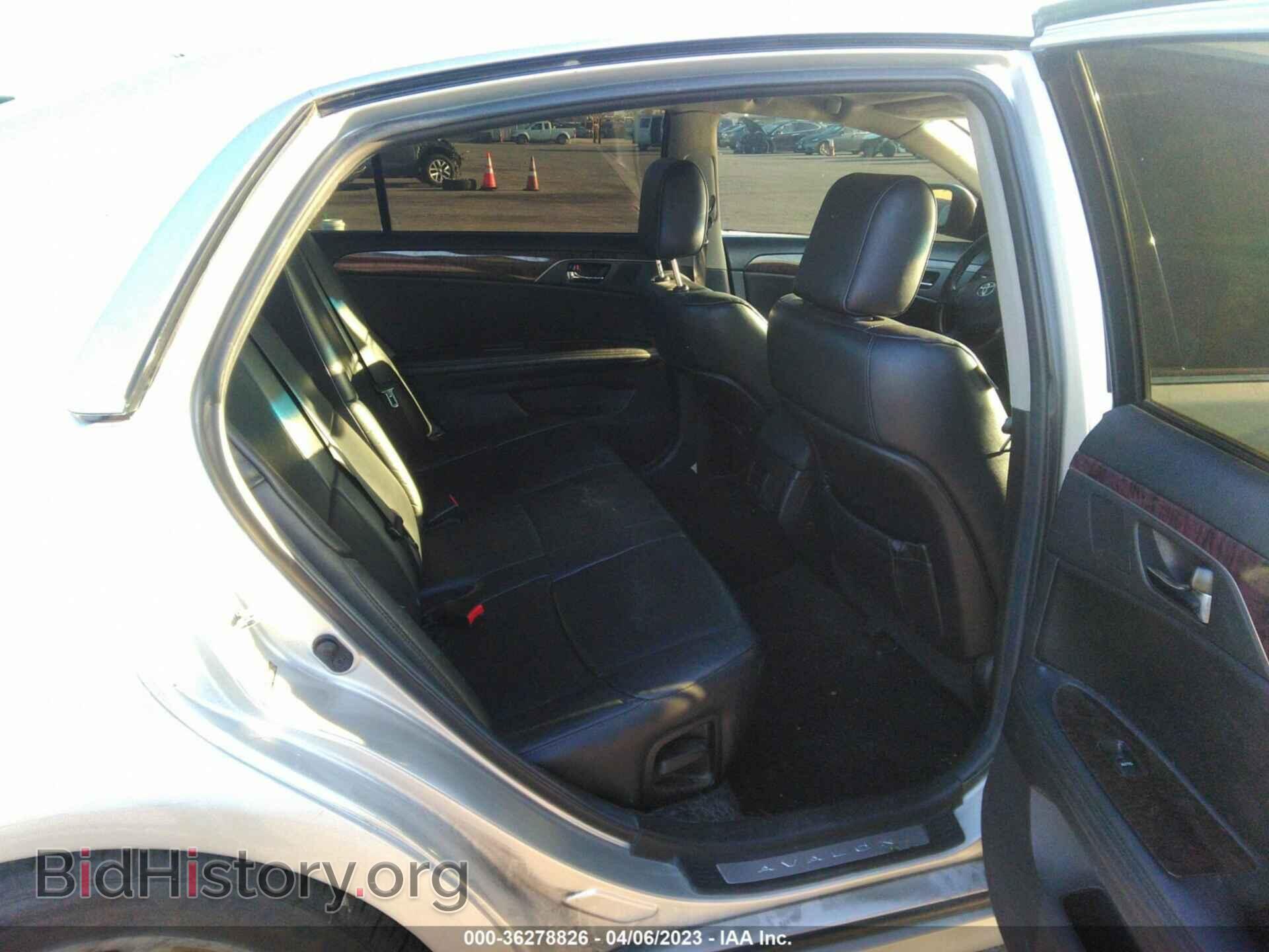 2012 TOYOTA AVALON - VIN: 4T1BK3DB9CU453719 - Фото 8