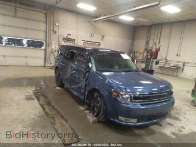 2018 Ford FLEX SEL, blue — VIN 2FMHK6C84JBA17865, IAAI