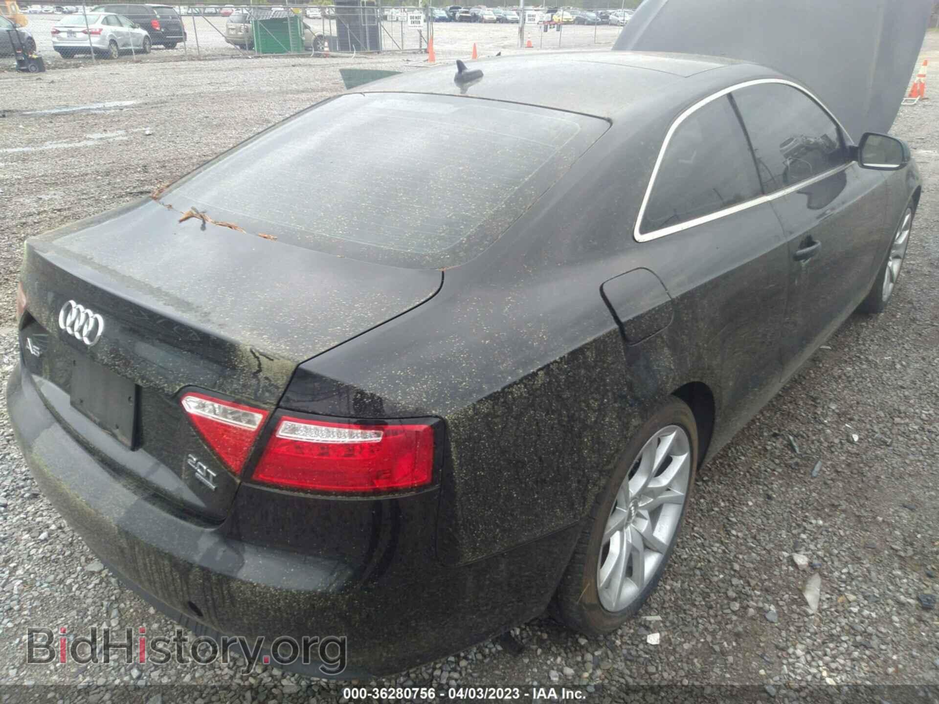 2012 AUDI A5 - VIN: WAULFAFR2CA000844 - Фото 6