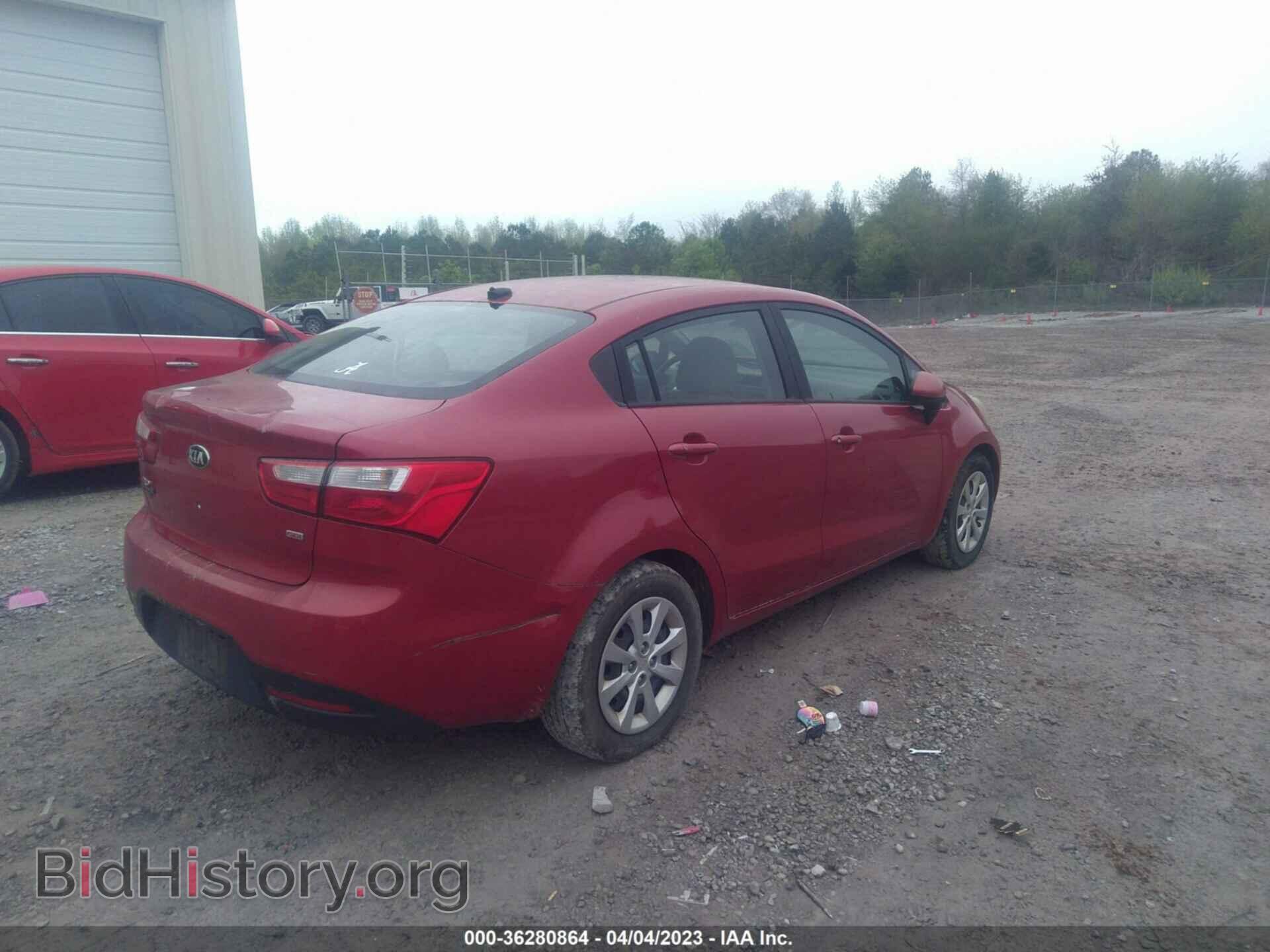 2015 KIA RIO - VIN: KNADM4A31F6520698 - Фото 4