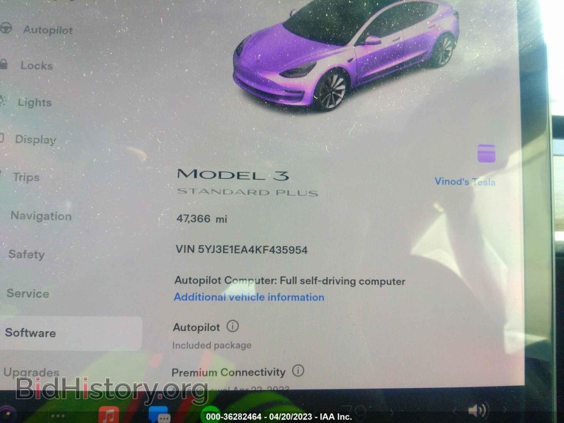 2019 TESLA MODEL 3 - VIN: 5YJ3E1EA4KF435954 - Фото 7