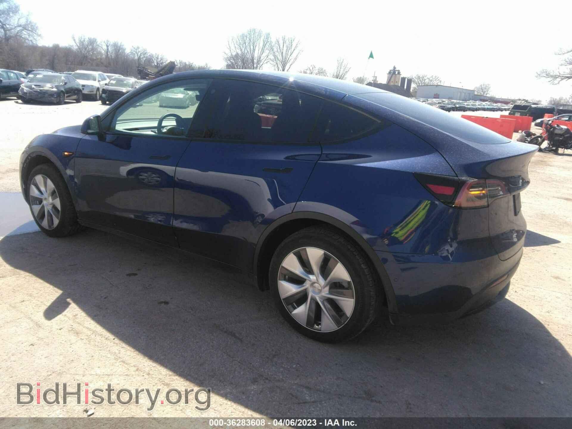 2022 TESLA MODEL Y - VIN: 7SAYGDEE6NA007196 - Фото 3