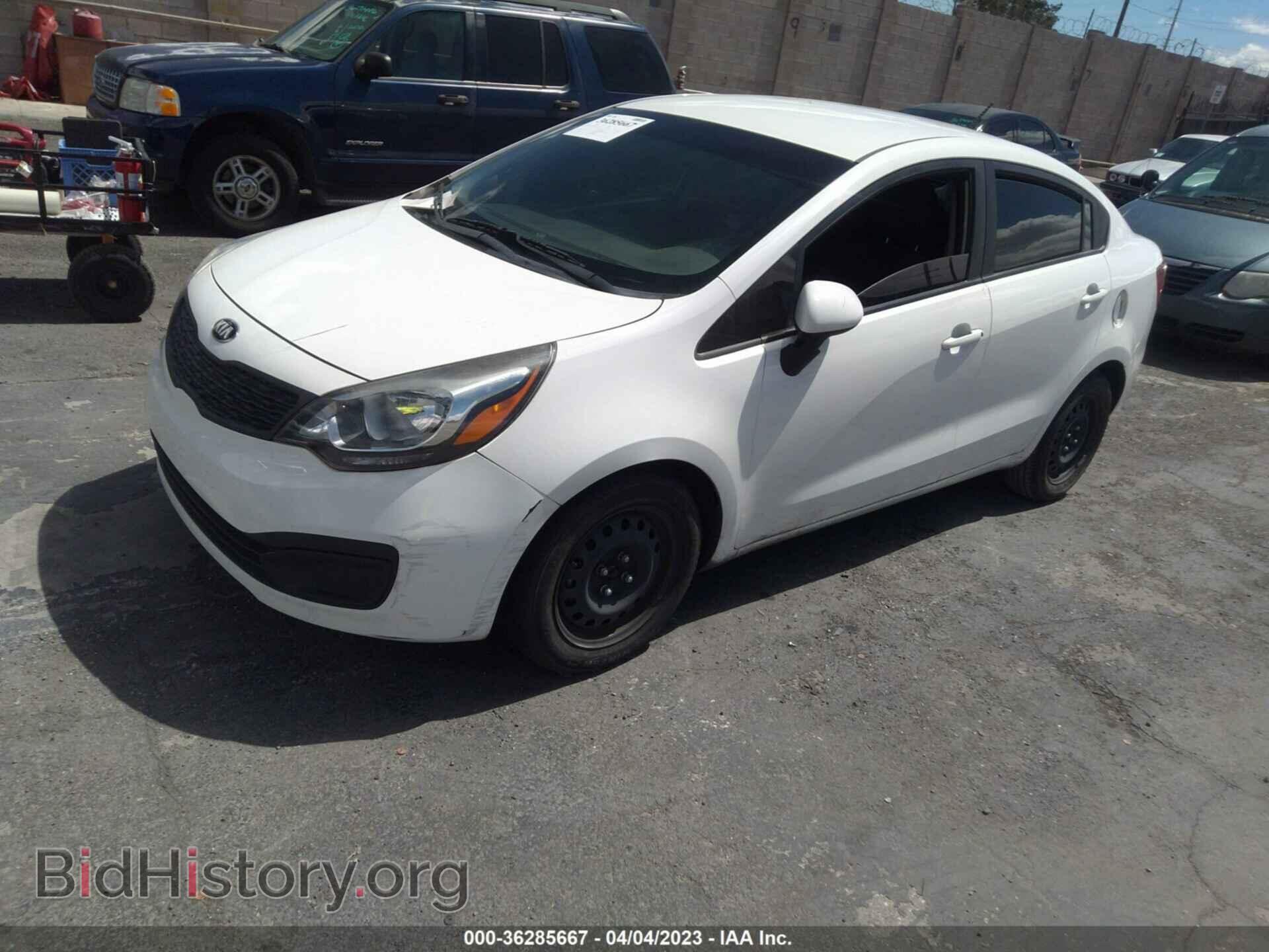 2014 KIA RIO - VIN: KNADM4A31E6355377 - Фото 2
