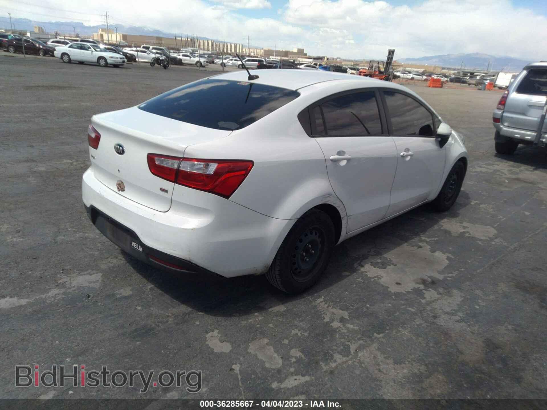 2014 KIA RIO - VIN: KNADM4A31E6355377 - Фото 4